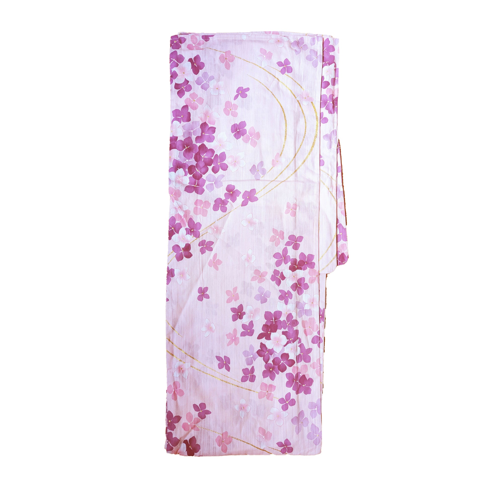 Japanese Yukata Kimono - Pink and Purple Lilac in Pink