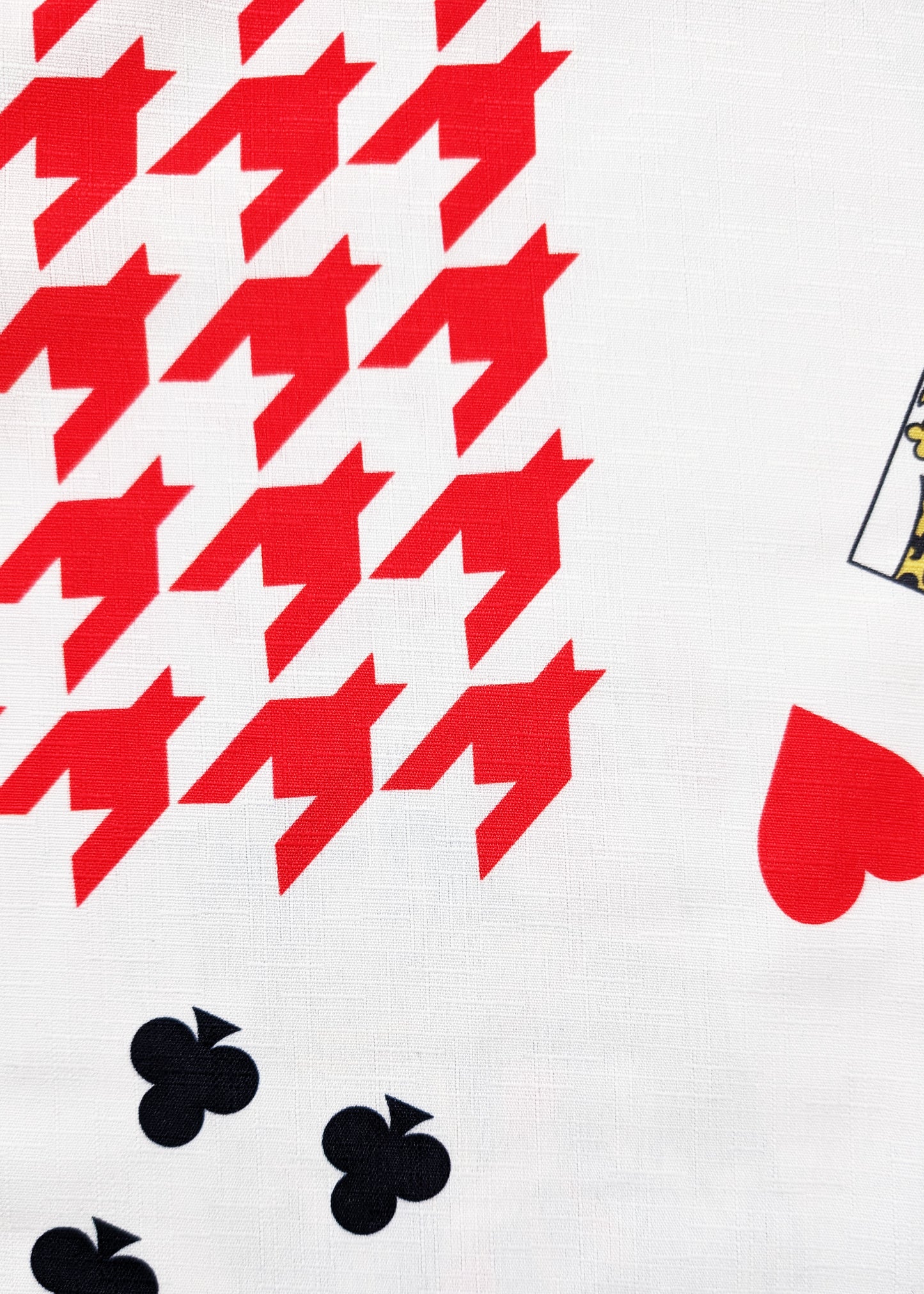 Japanese Yukata Kimono Plus Size - Poker Cards in White