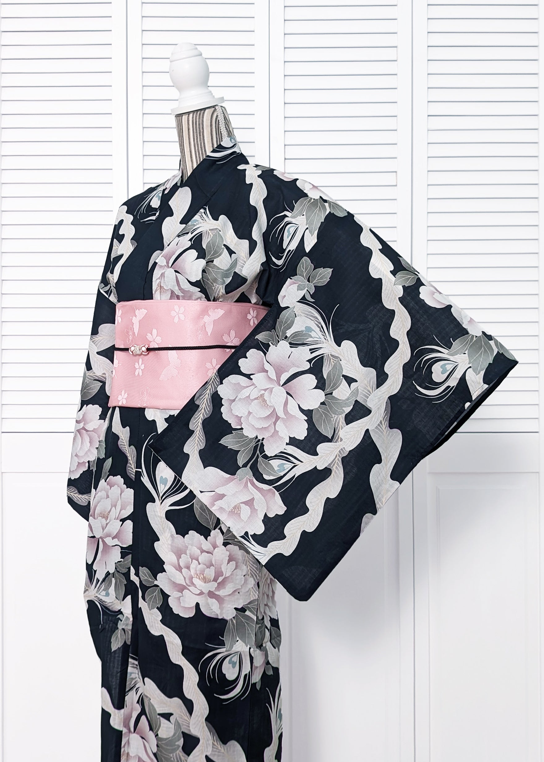 Peony Yukata Kimono newest