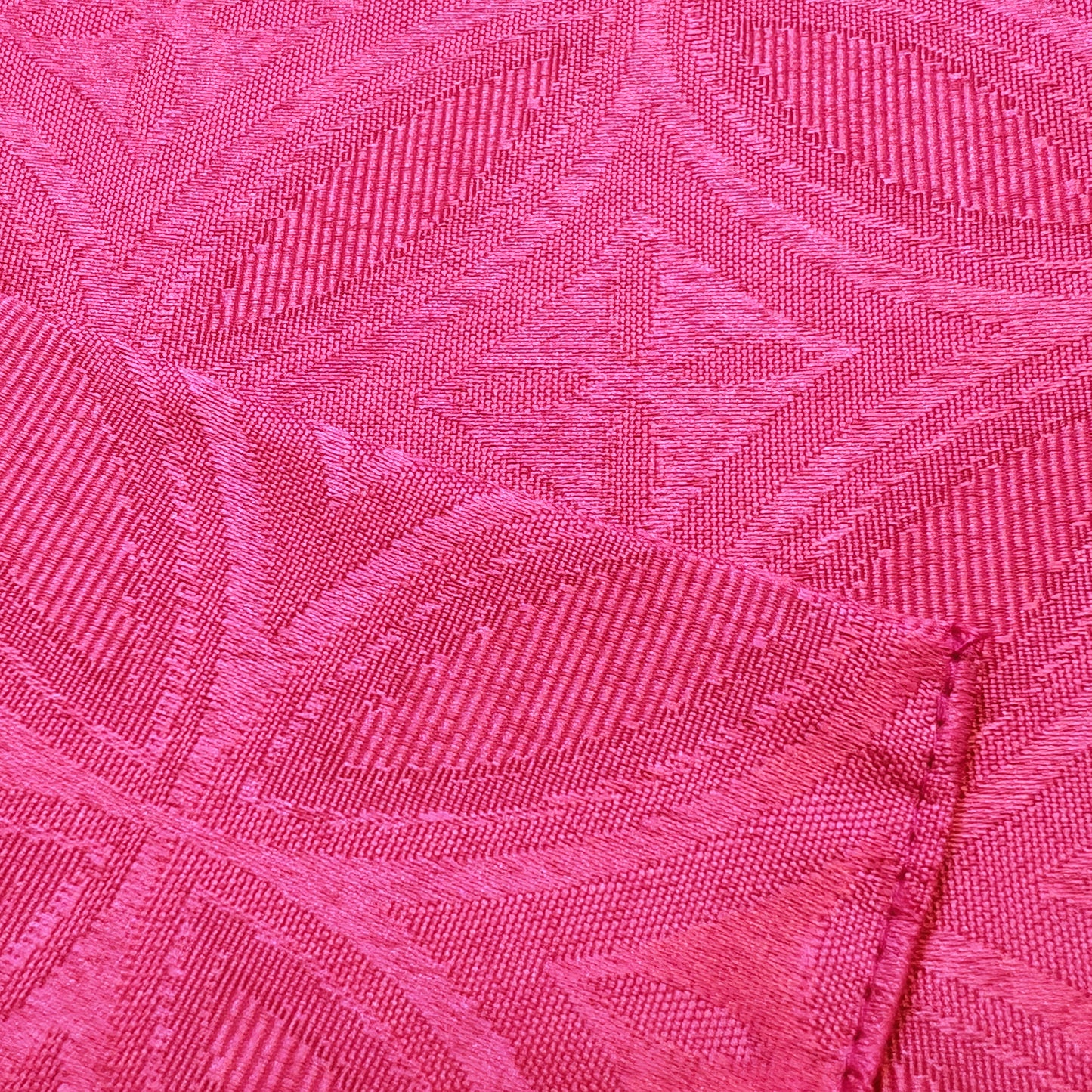 Flat Obi Belt - Shippo in Hot Pink