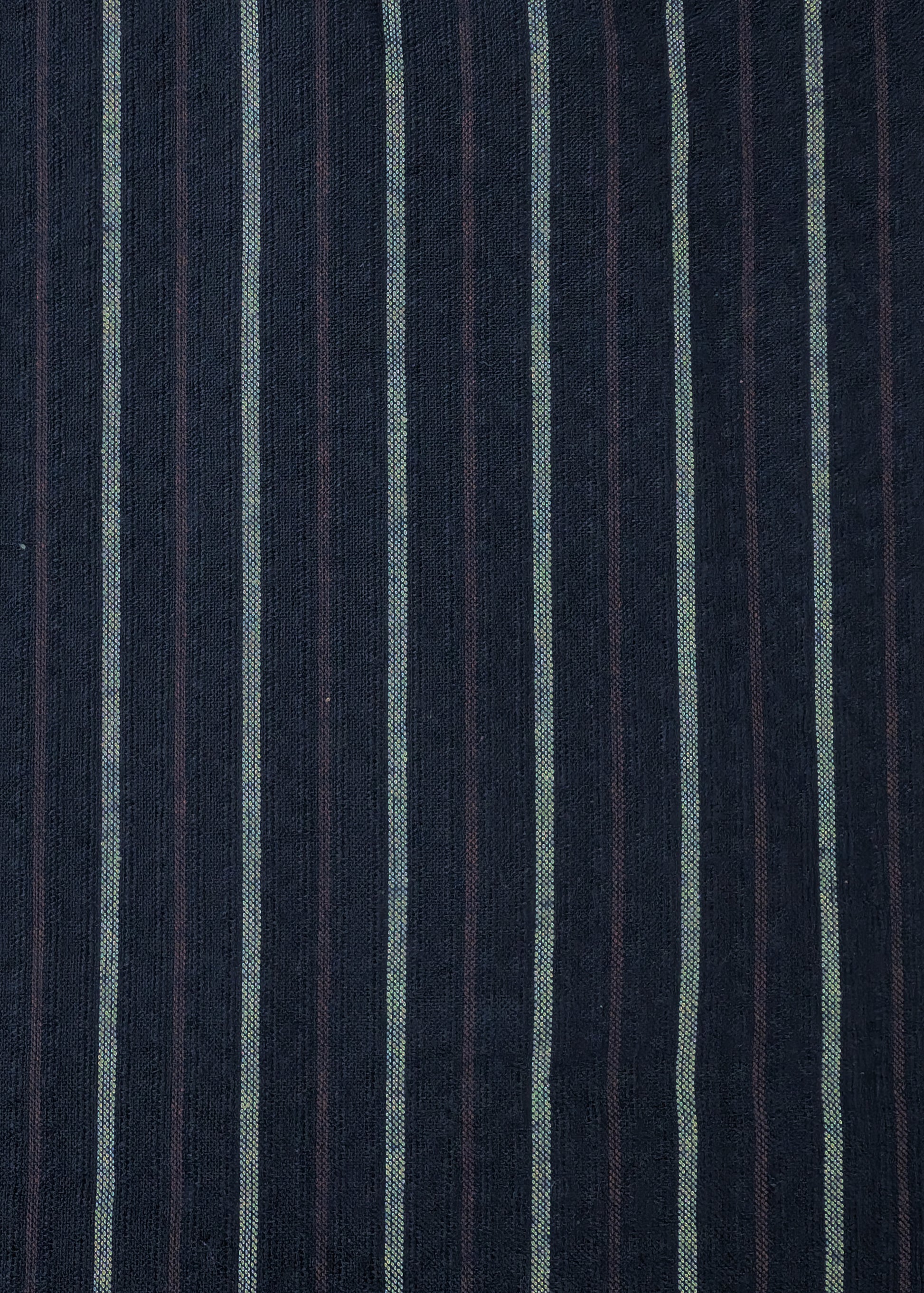 Japanese Traditional Men's Yukata Kimono - Stripes in Dark Indigo