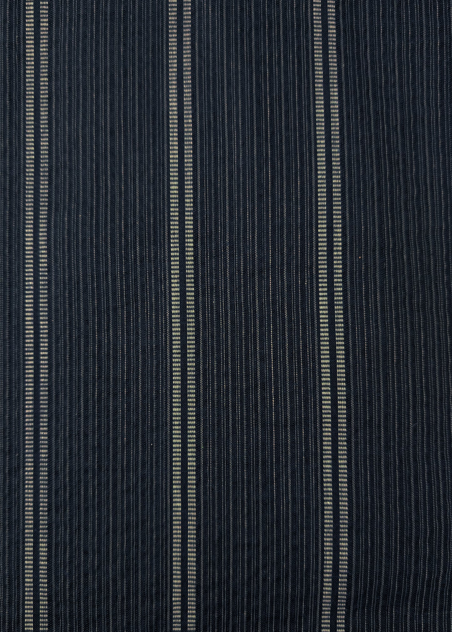 Japanese Traditional Men's Yukata Kimono - Double Stripes in Dark Gray