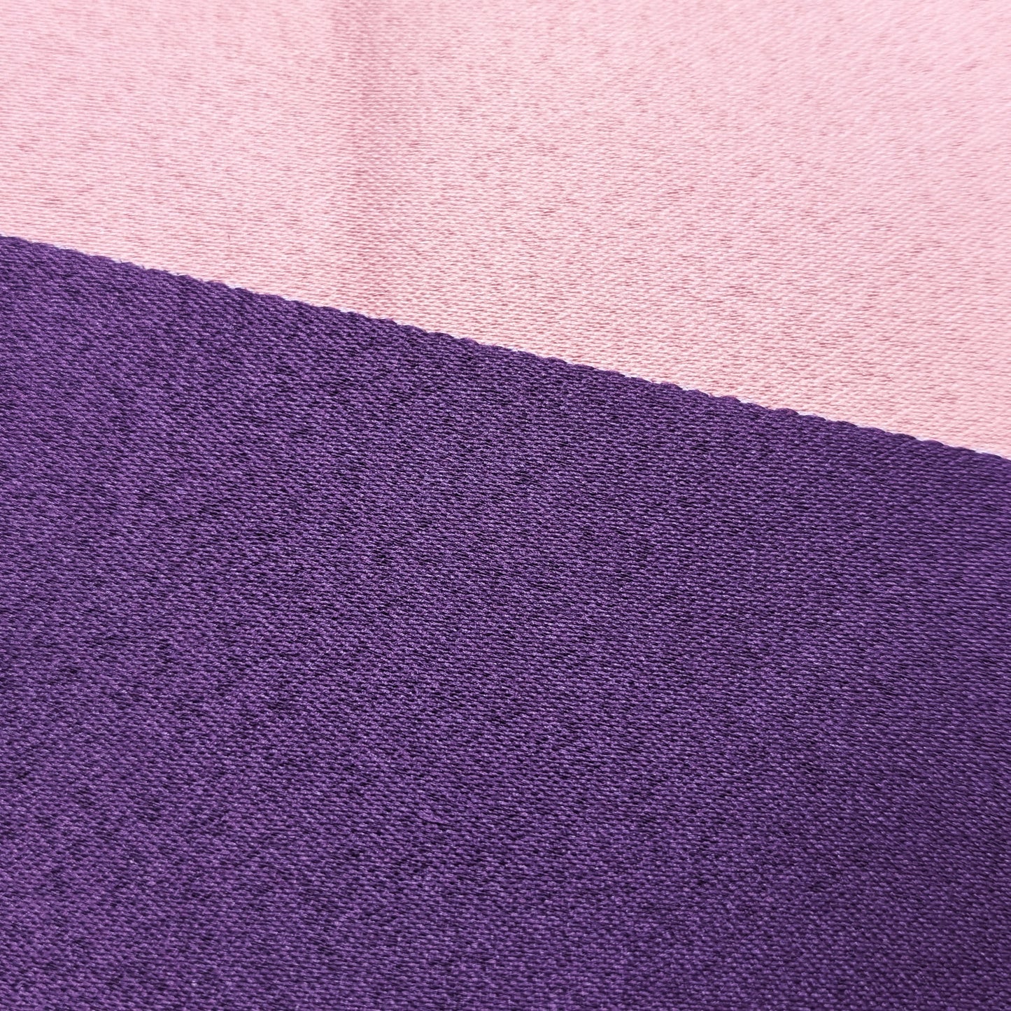 Traditional Japanese Flat Obi Belt for Yukata Kimono - Purple and Pink