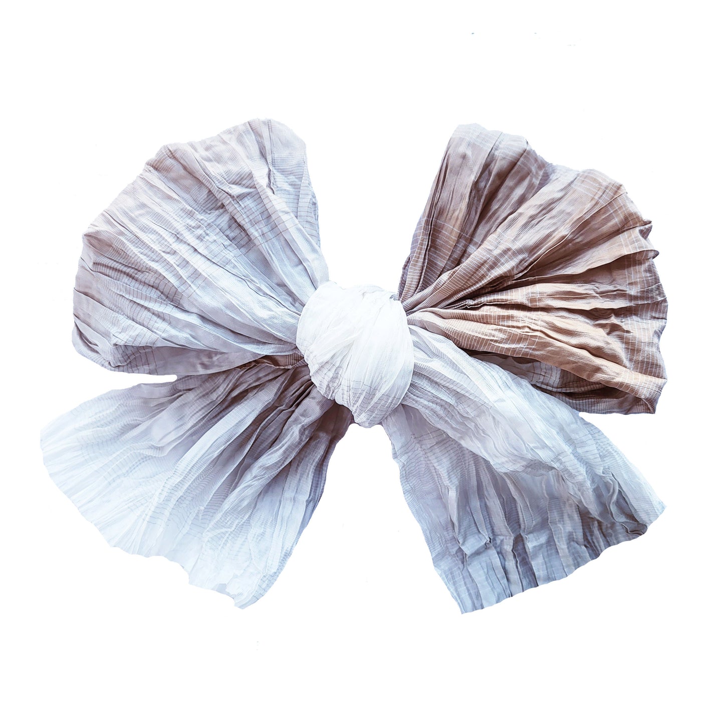 Women's Japanese Heko Obi Belt - Gradient Silver Bronze