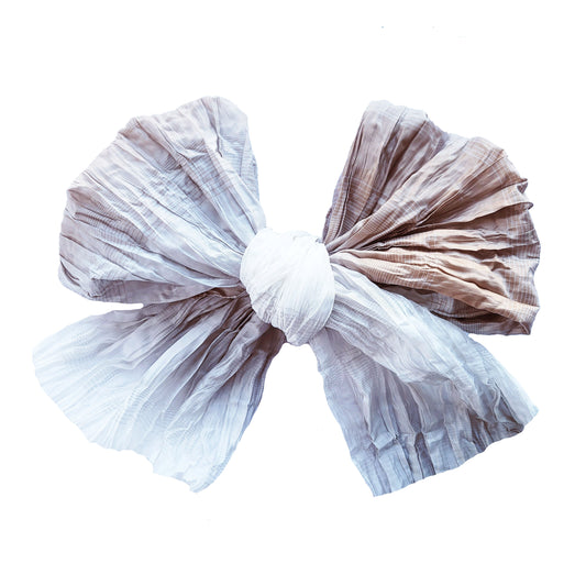 Women's Japanese Heko Obi Belt - Gradient Silver Bronze