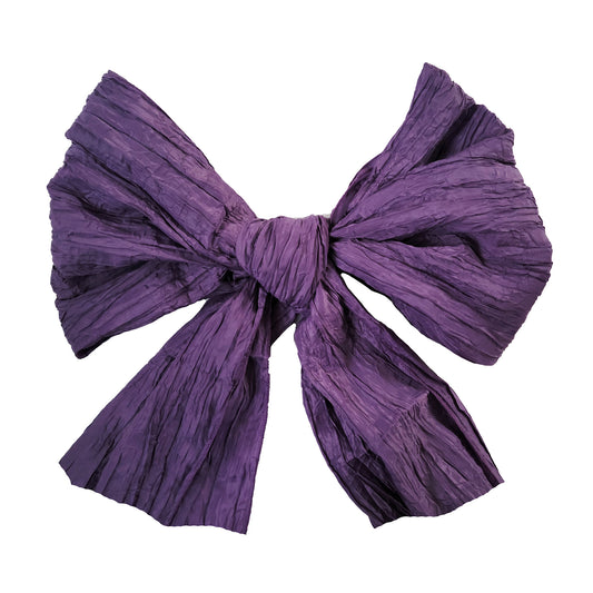 Women's Japanese Soft Crepe Heko Obi Belt - Purple