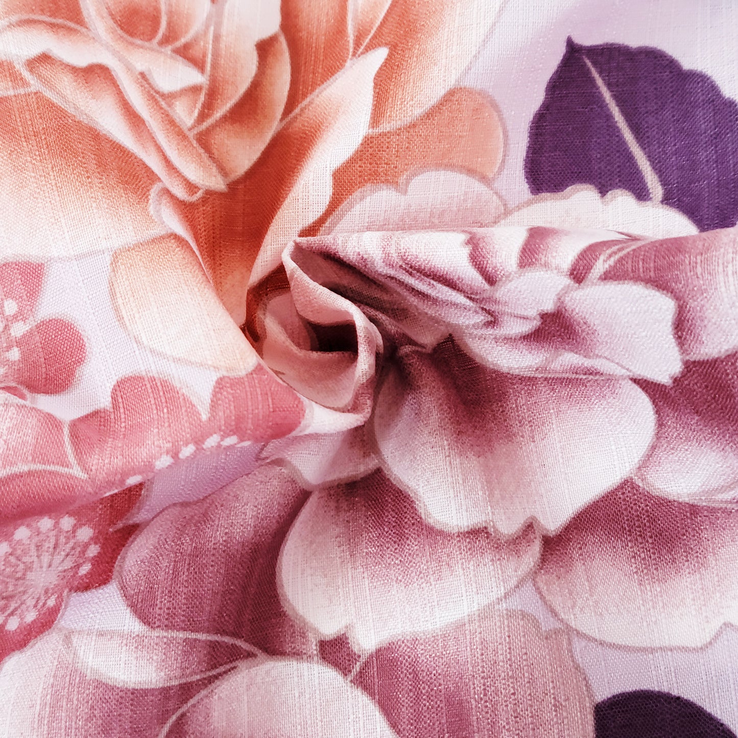 Women's Japanese Yukata Kimono - Roses in Pink