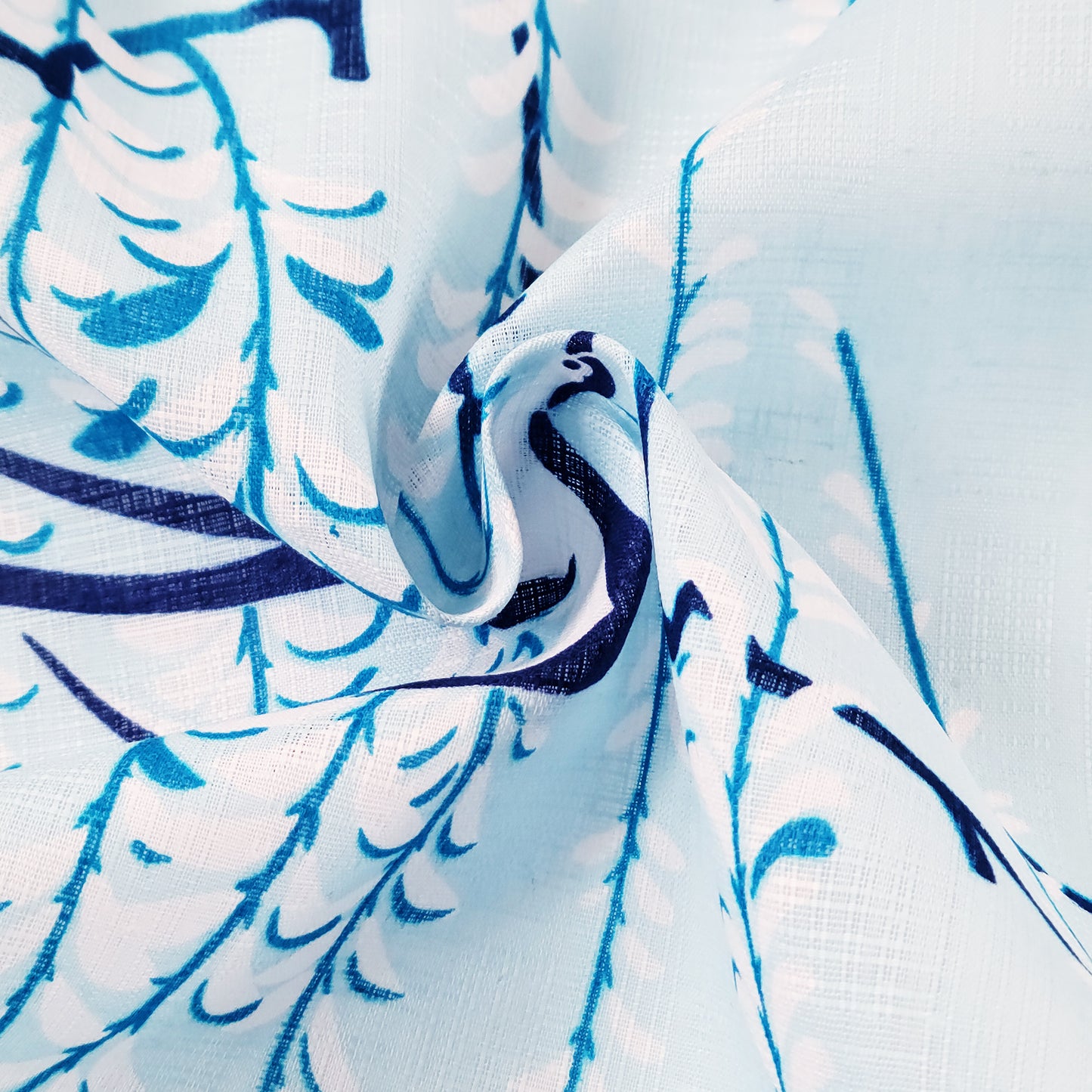 Women's Japanese Traditional Yukata Kimono - Swallow Bird in Blue