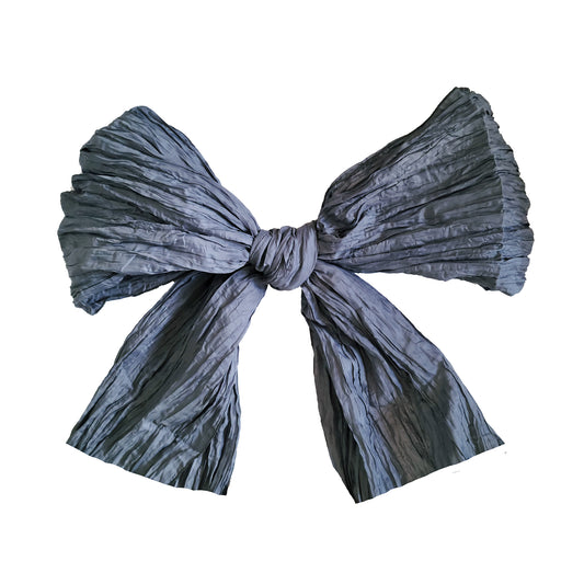 Women's Japanese Soft Crepe Heko Obi Belt - Gray