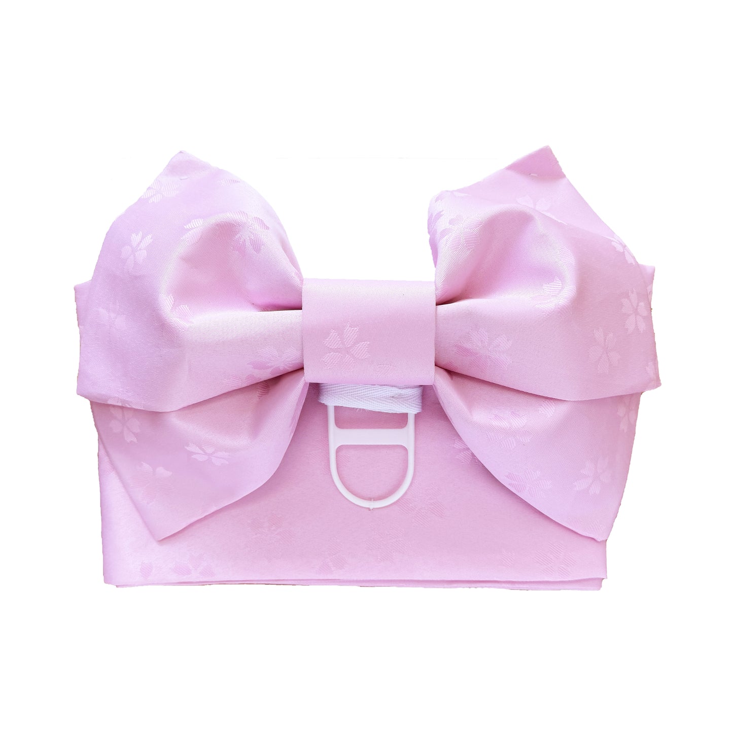 Pre-Tied Obi Belt - Pink Cherry Blossoms