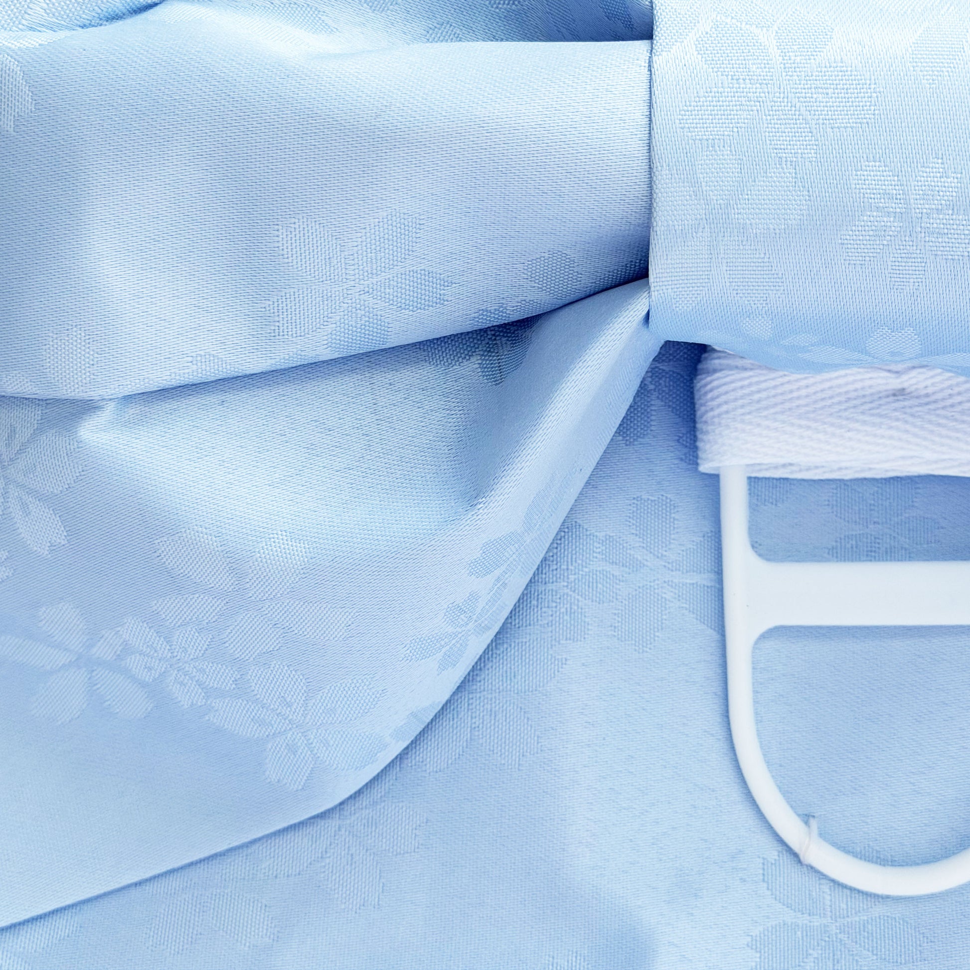 Japanese Traditional Women's Pre-Tied Obi Belt – Blue Cherry Blossoms