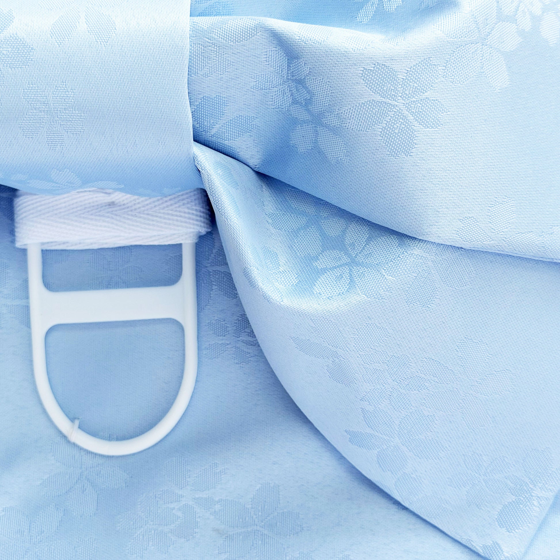 Japanese Traditional Women's Pre-Tied Obi Belt – Blue Cherry Blossoms