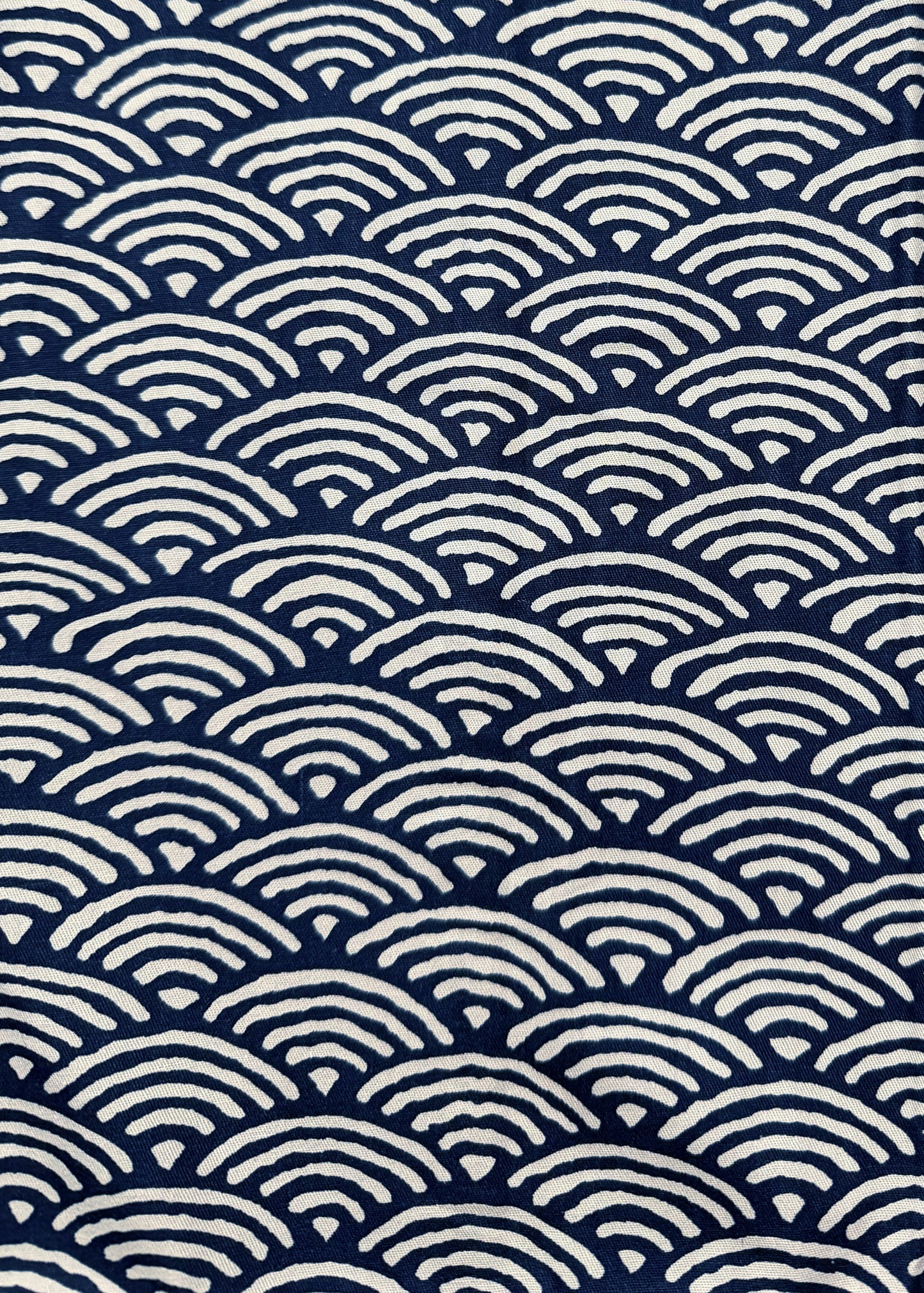 Traditional Japanese Men's Lage Yukata Kimono – Seigaiha in Indigo
