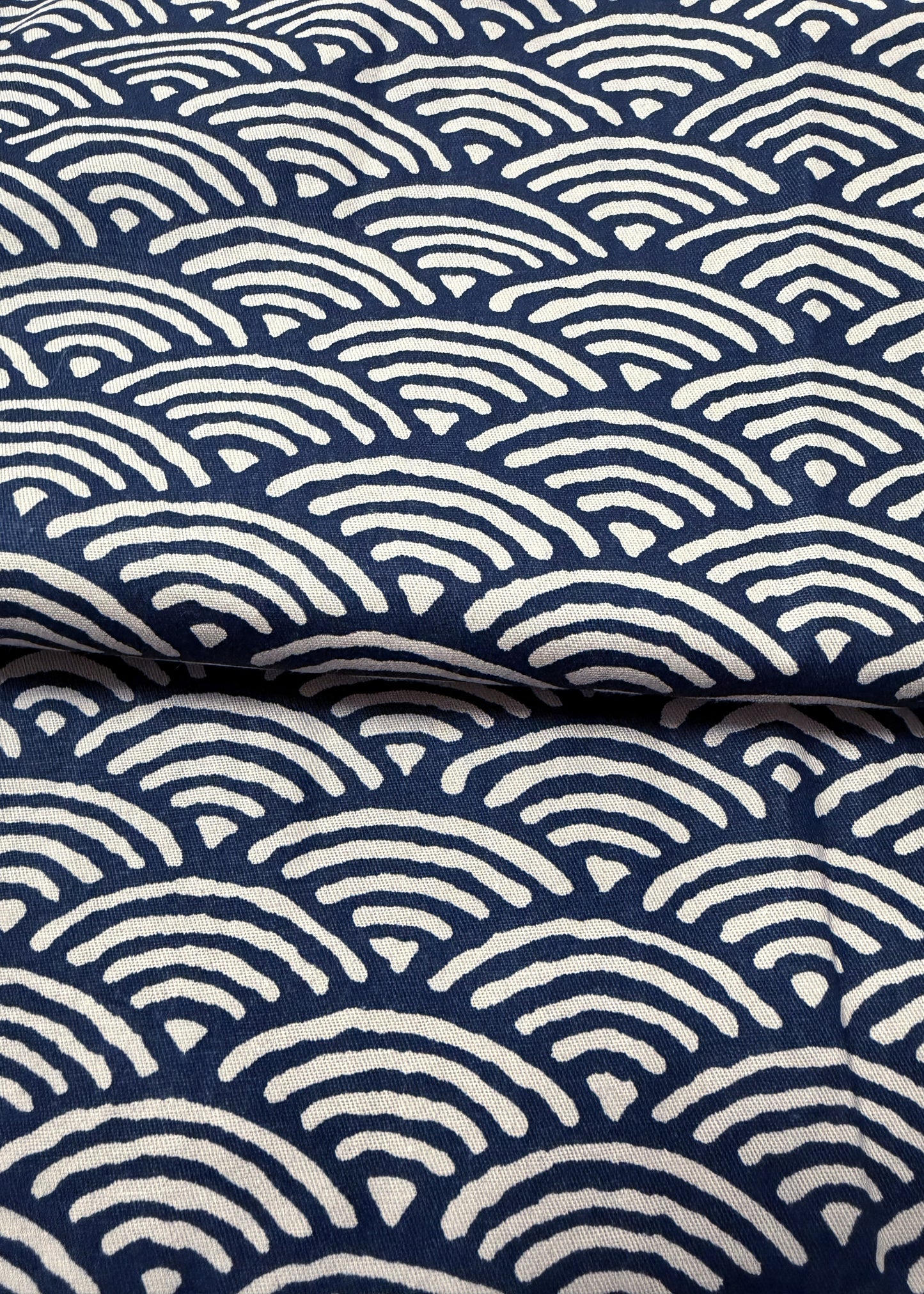 Traditional Japanese Men's Lage Yukata Kimono – Seigaiha in Indigo