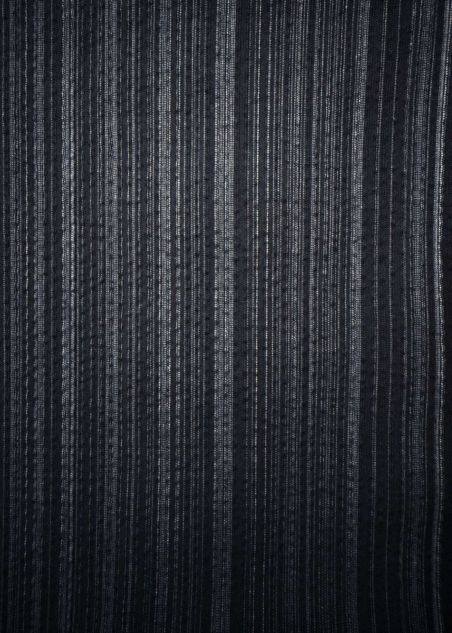 Japanese Traditional Men's Yukata Kimono - Gray Stripes in Charcoal 
