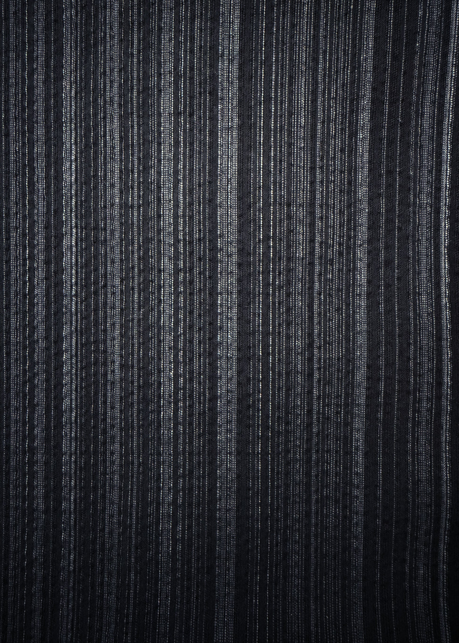 Japanese Traditional Men's Yukata Kimono - Gray Stripes in Charcoal 