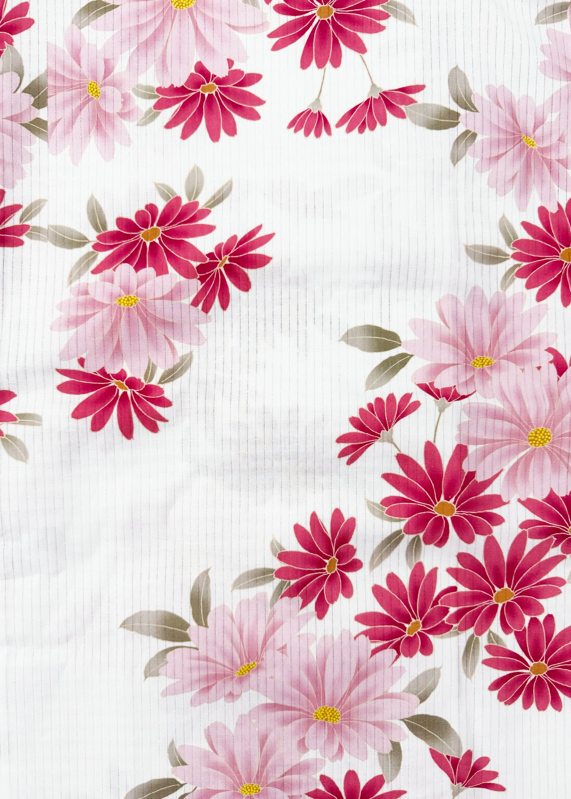 Japanese Traditional Yukata Kimono Women's Summer Plus - Pink Cosmos