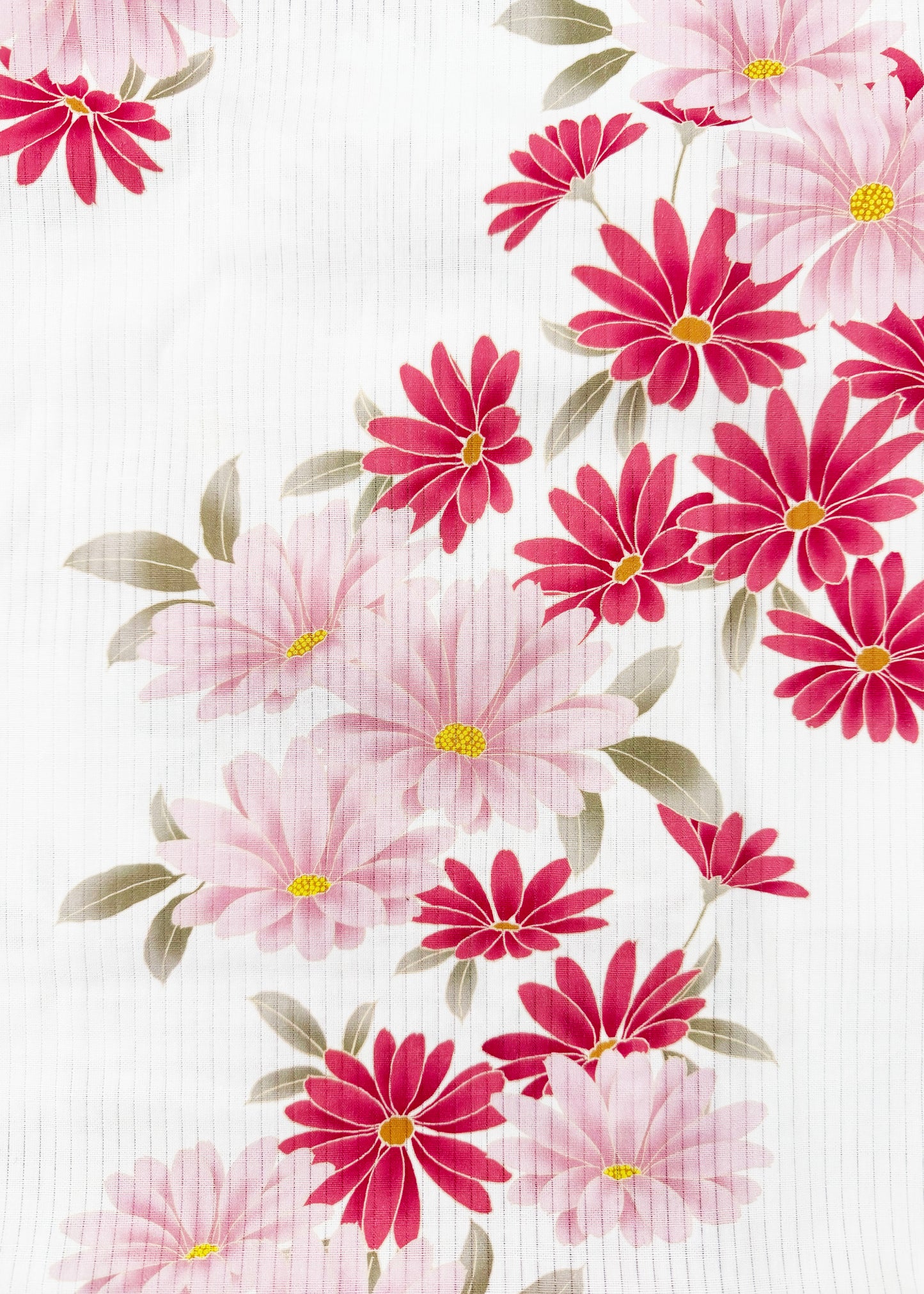 Japanese Traditional Yukata Kimono Women's Summer Plus - Pink Cosmos