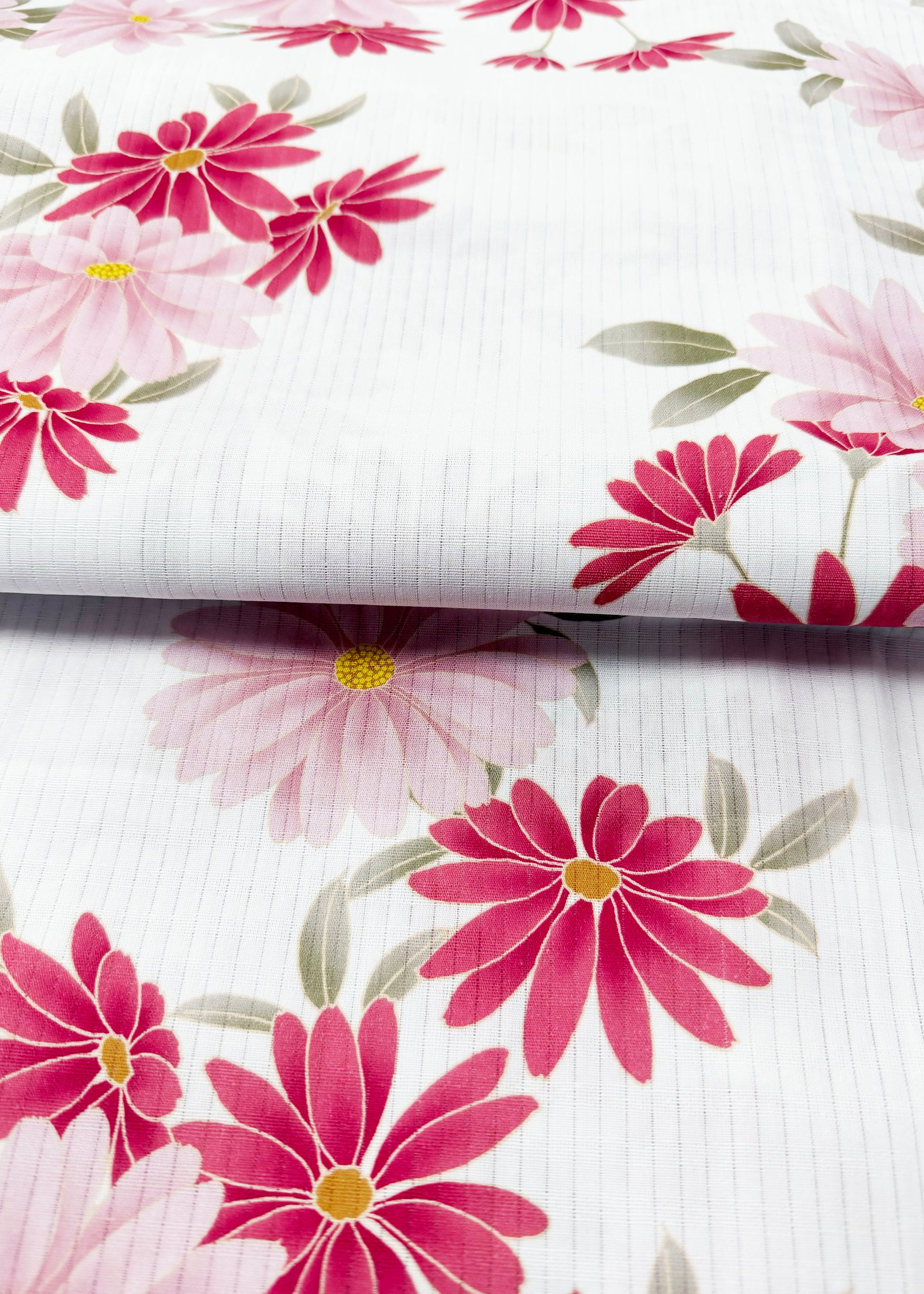 Japanese Traditional Yukata Kimono Women's Summer Plus - Pink Cosmos