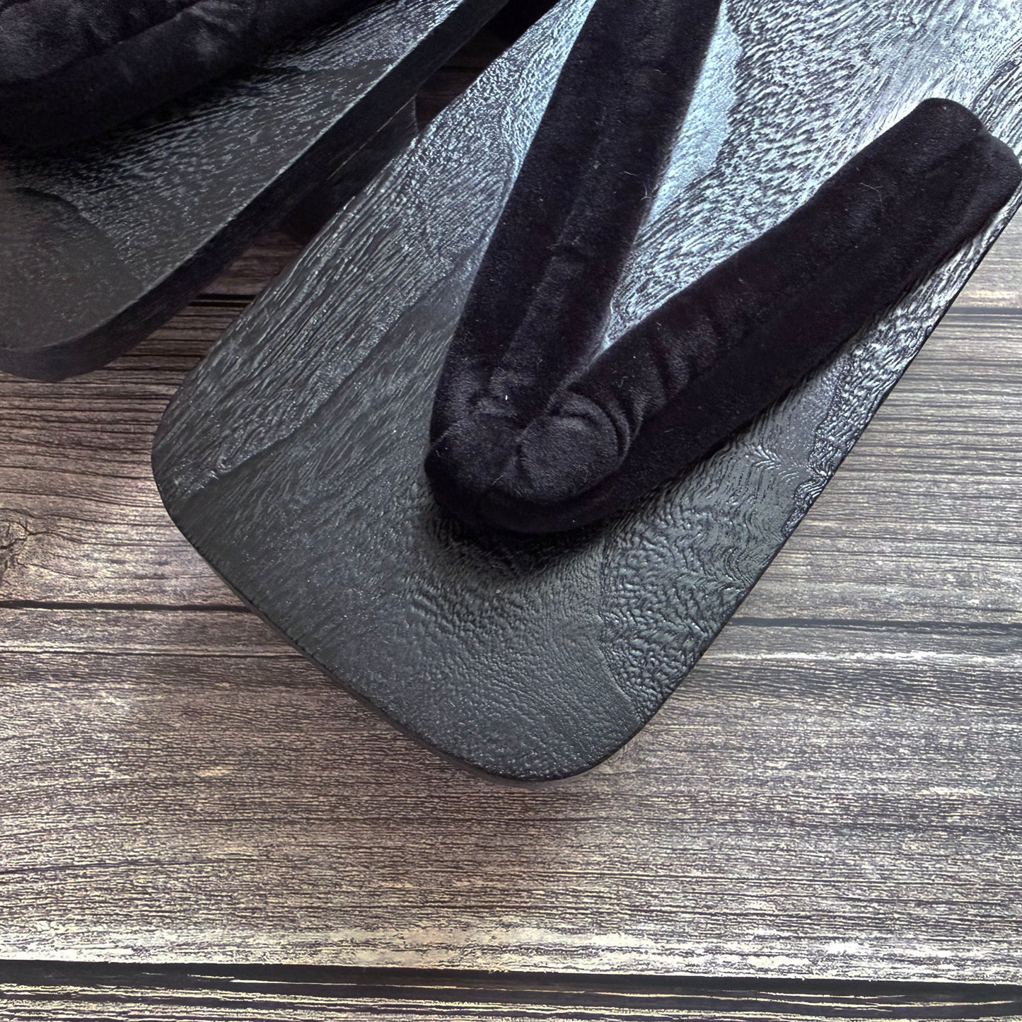 Geta Sandals - Simple Black (11 inches)