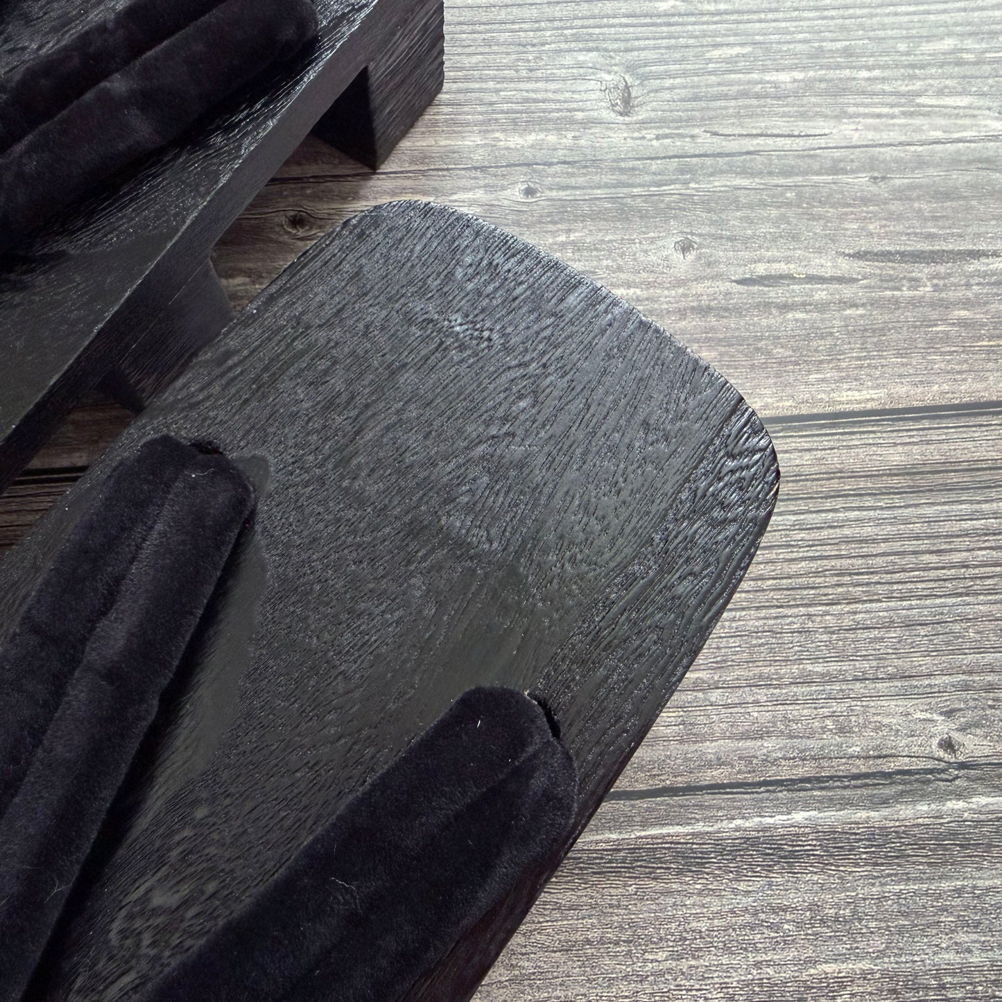 Geta Sandals - Simple Black (11 inches)