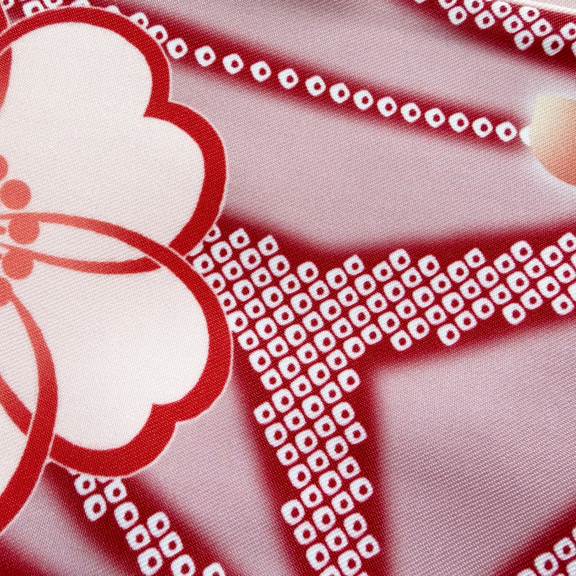 Traditional Japanese Women's Summer Flat Obi Belt Cherry Blossom Pink