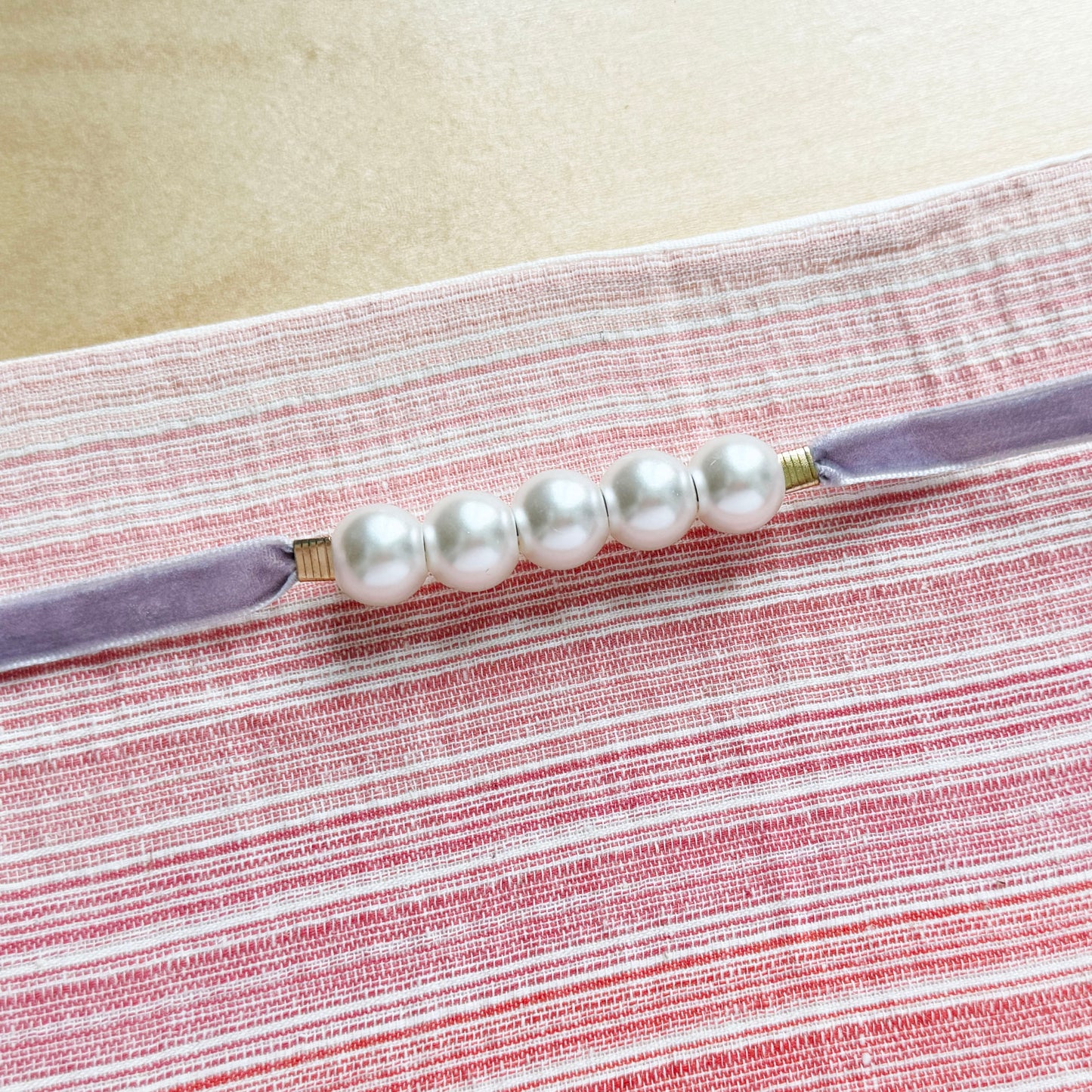 Kazari Himo – Faux Pearl Gray