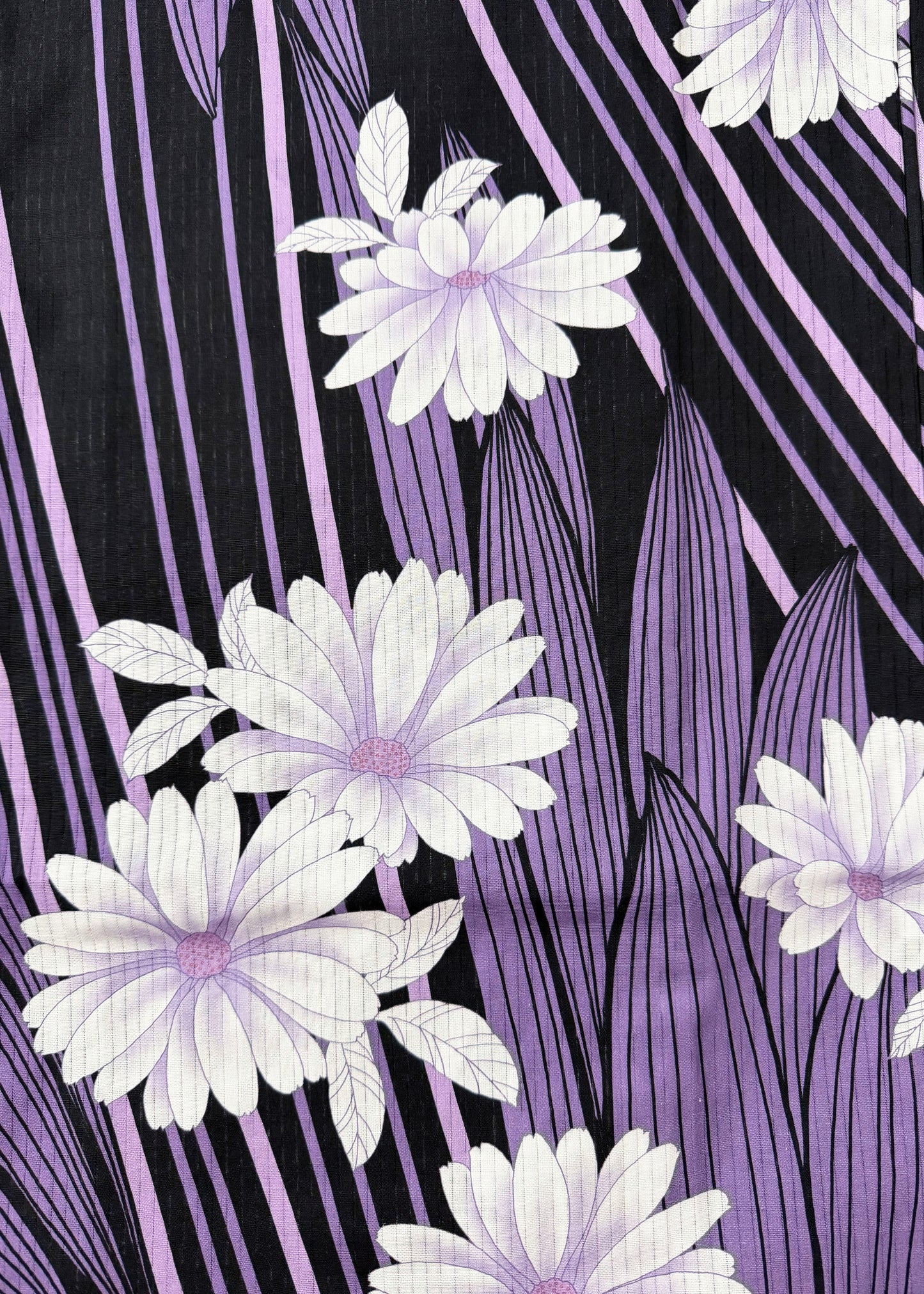 Japanese Traditional Women's Summer Yukata Kimono Plus Chrysanthemum