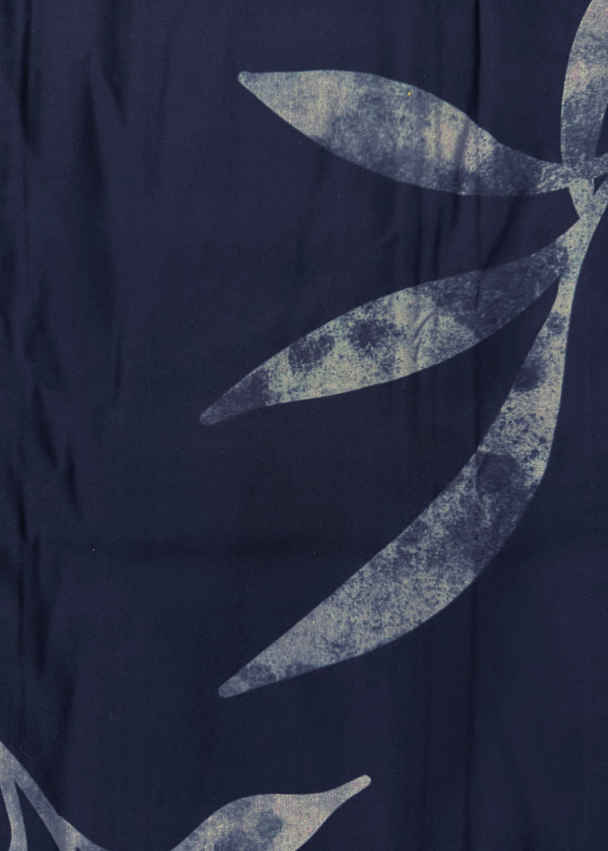 Men's Yukata (L) - Branches in Charcoal (Style #L0008)