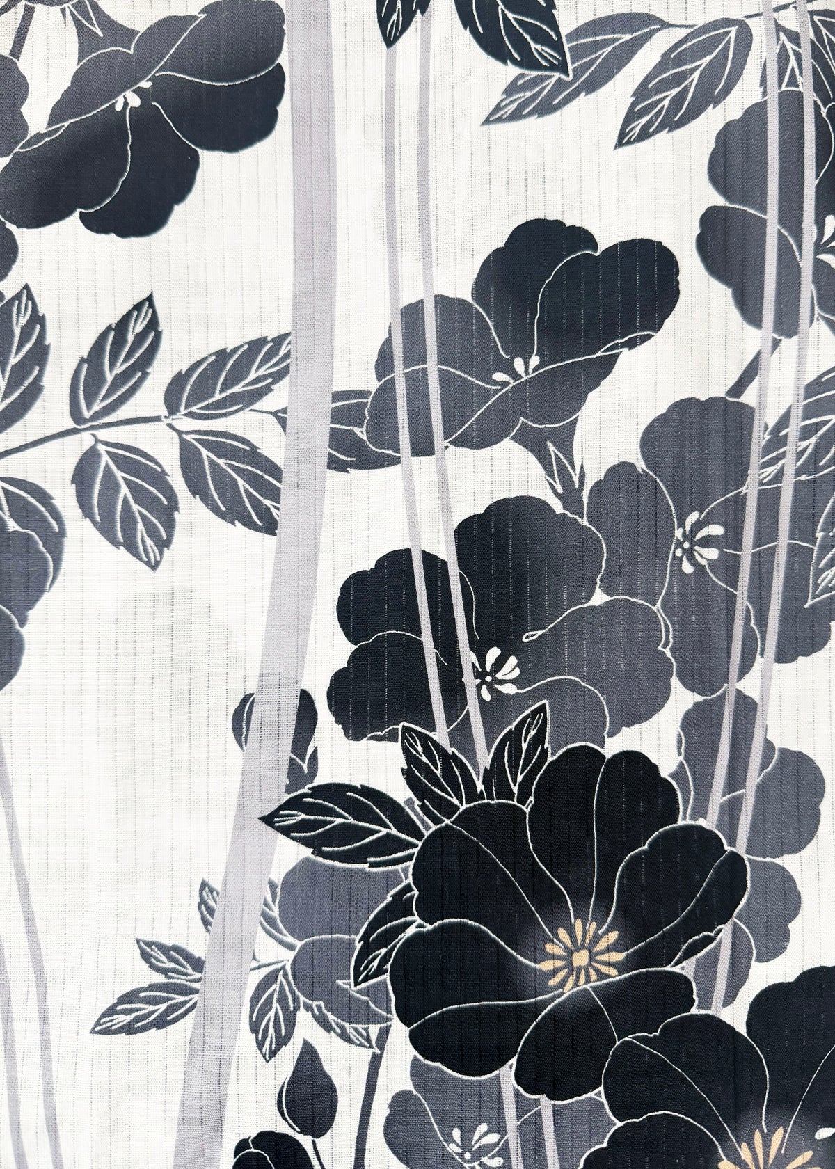 Japanese Traditional Yukata Kimono Starter Gift Set - Midnight Bloom