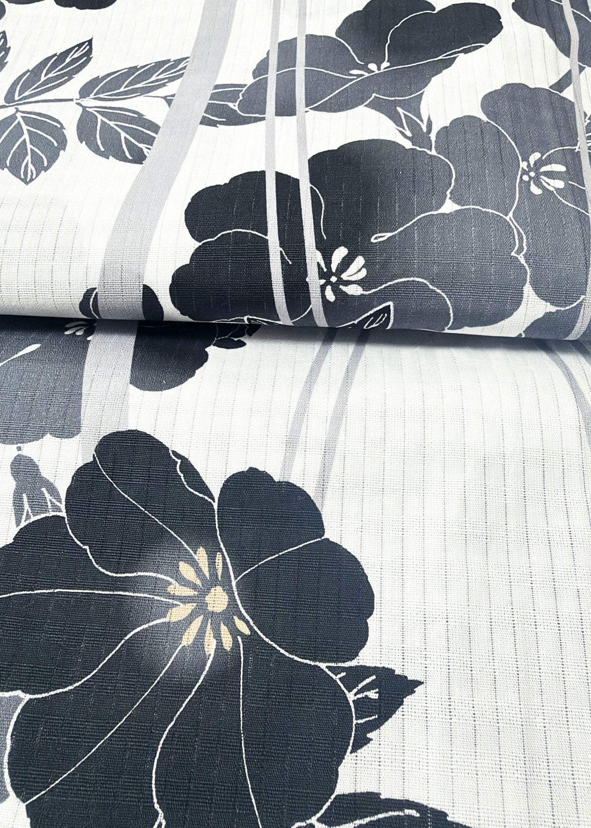 Japanese Traditional Yukata Kimono Starter Gift Set - Midnight Bloom