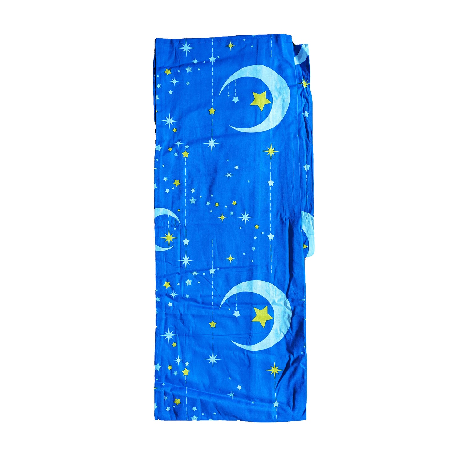 Japanese Yukata Kimono Plus Size - Whimsical Night Sky in Blue