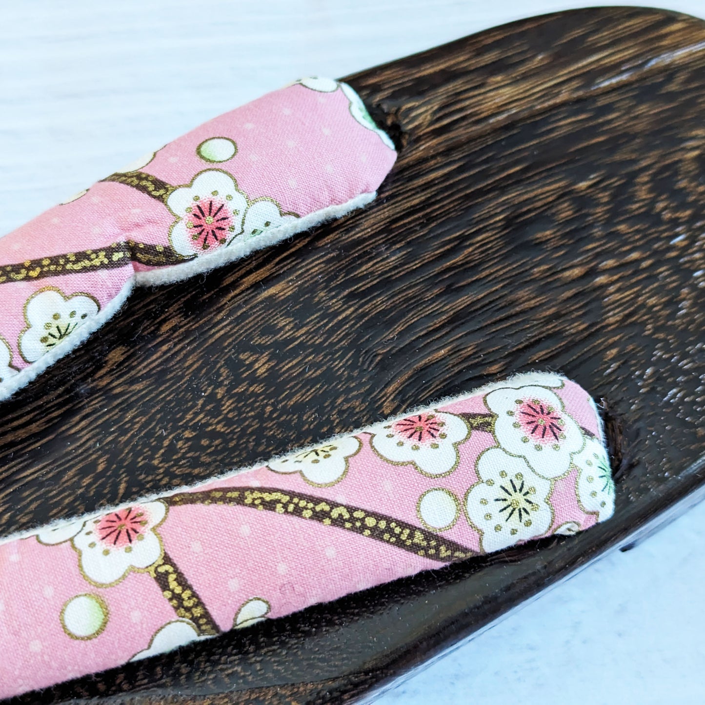 Japanese Geta Sandals - Plum Blossom Pink