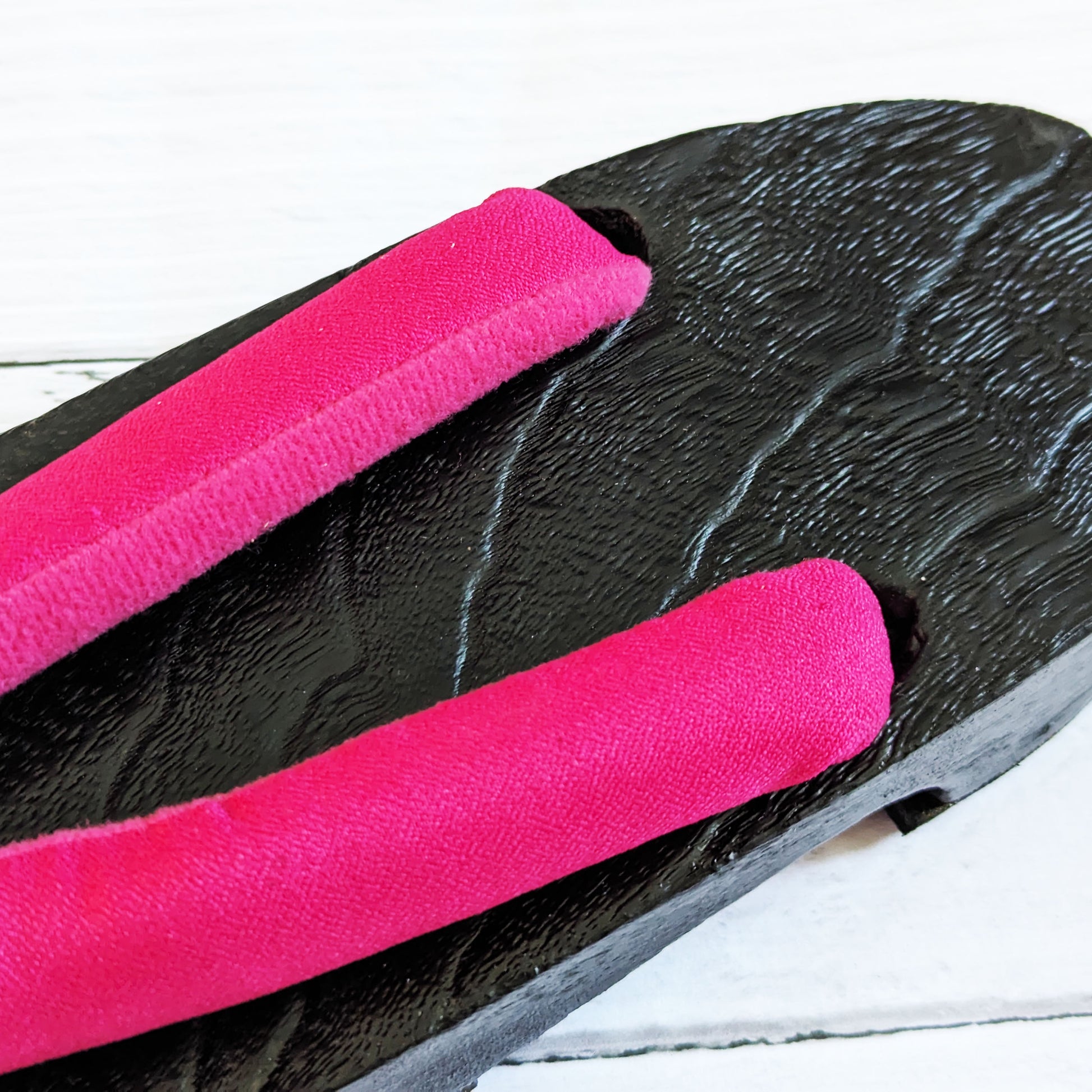 Japanese Geta Sandals - Simple Hot Pink