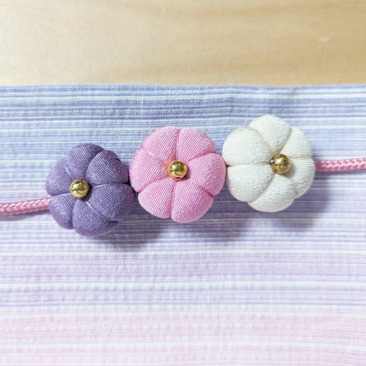 Japanese Kazari Himo Decorative String - Flower Buds Pink