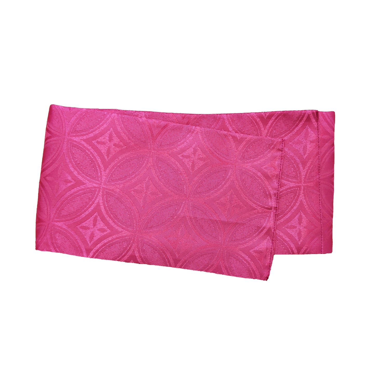 Flat Obi Belt - Shippo in Hot Pink