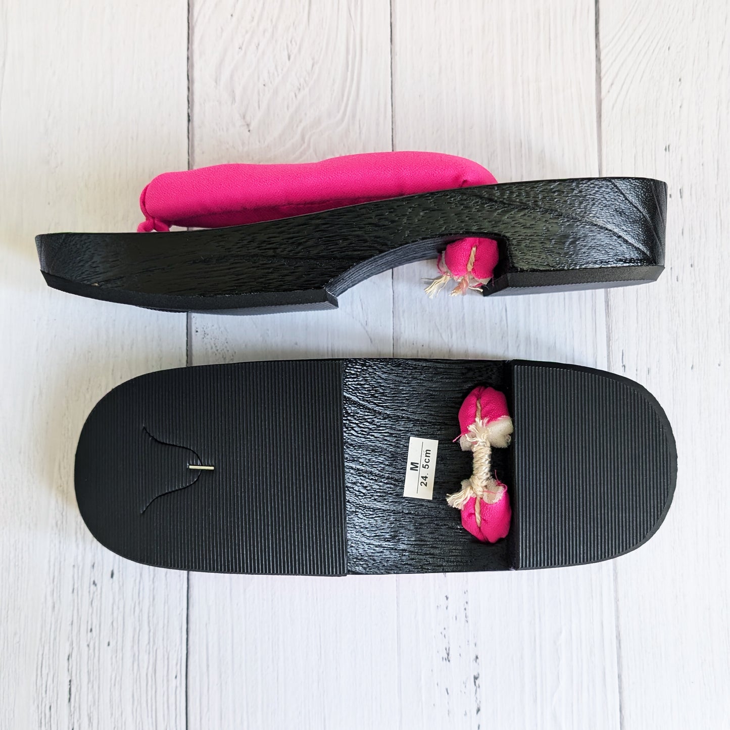 Geta Sandals - Simple Hot Pink (24.5 cm)