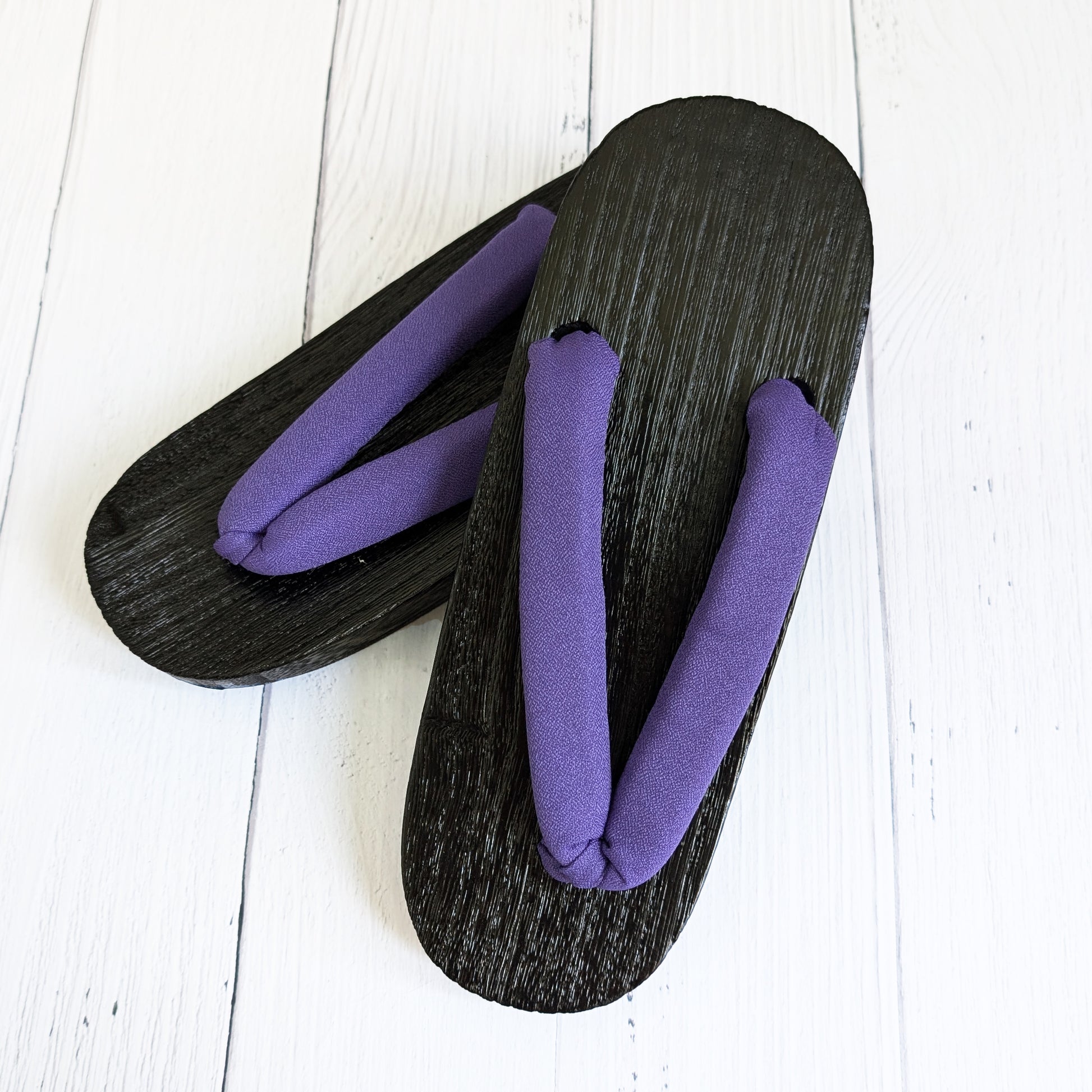 Japanese Geta Sandals - Simple Dark Purple