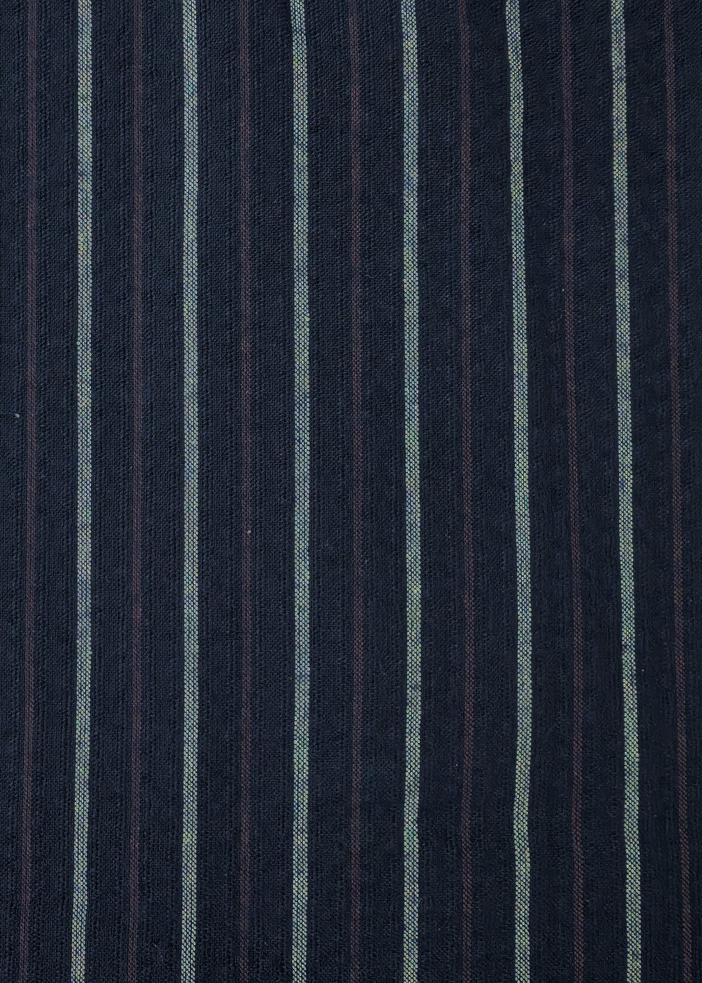 Japanese Traditional Men's Yukata Kimono - Stripes in Dark Indigo