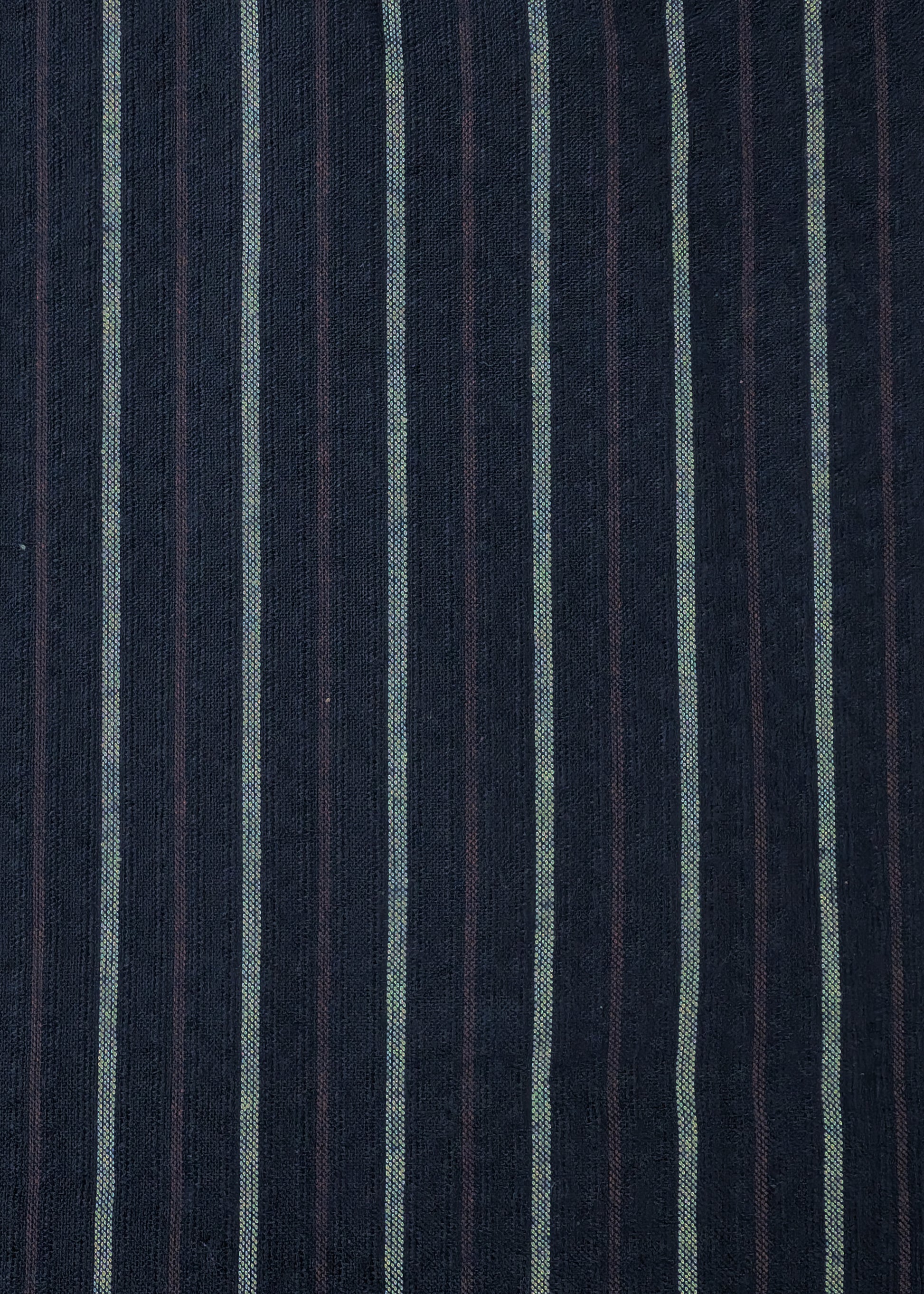 Japanese Traditional Men's Yukata Kimono - Stripes in Dark Indigo