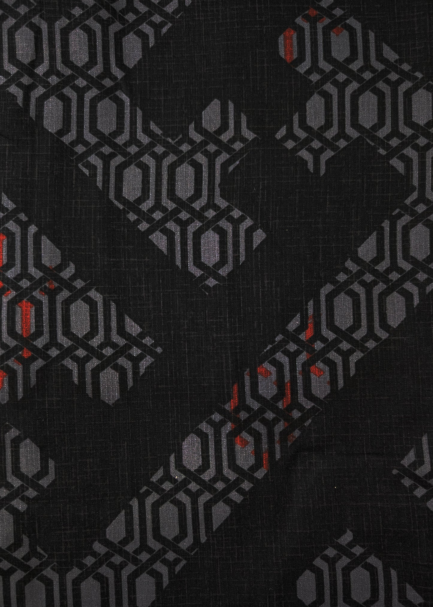 Japanese Traditional Men's Yukata Kimono - Shell Pattern in Gray