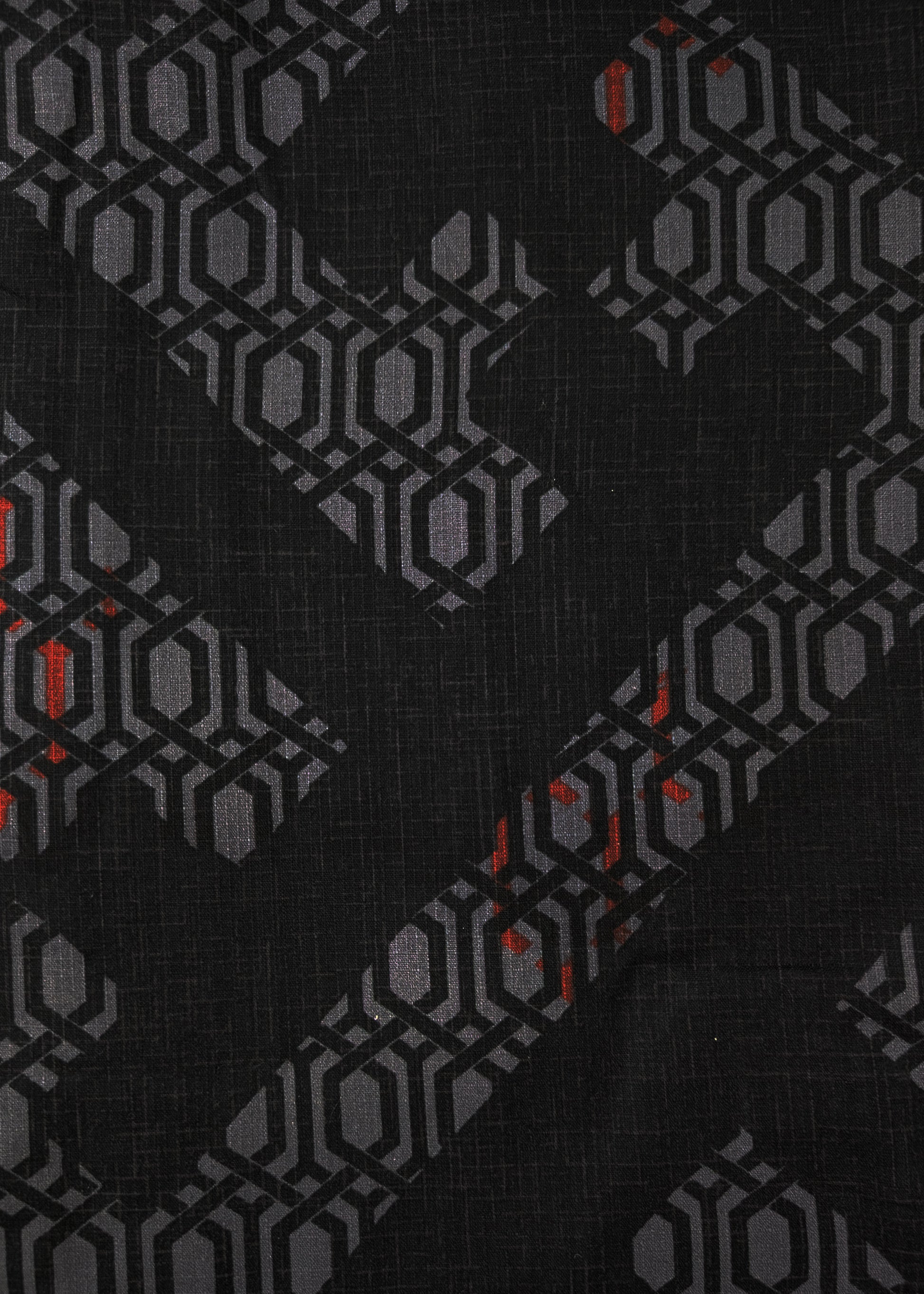 Japanese Traditional Men's Yukata Kimono - Shell Pattern in Gray