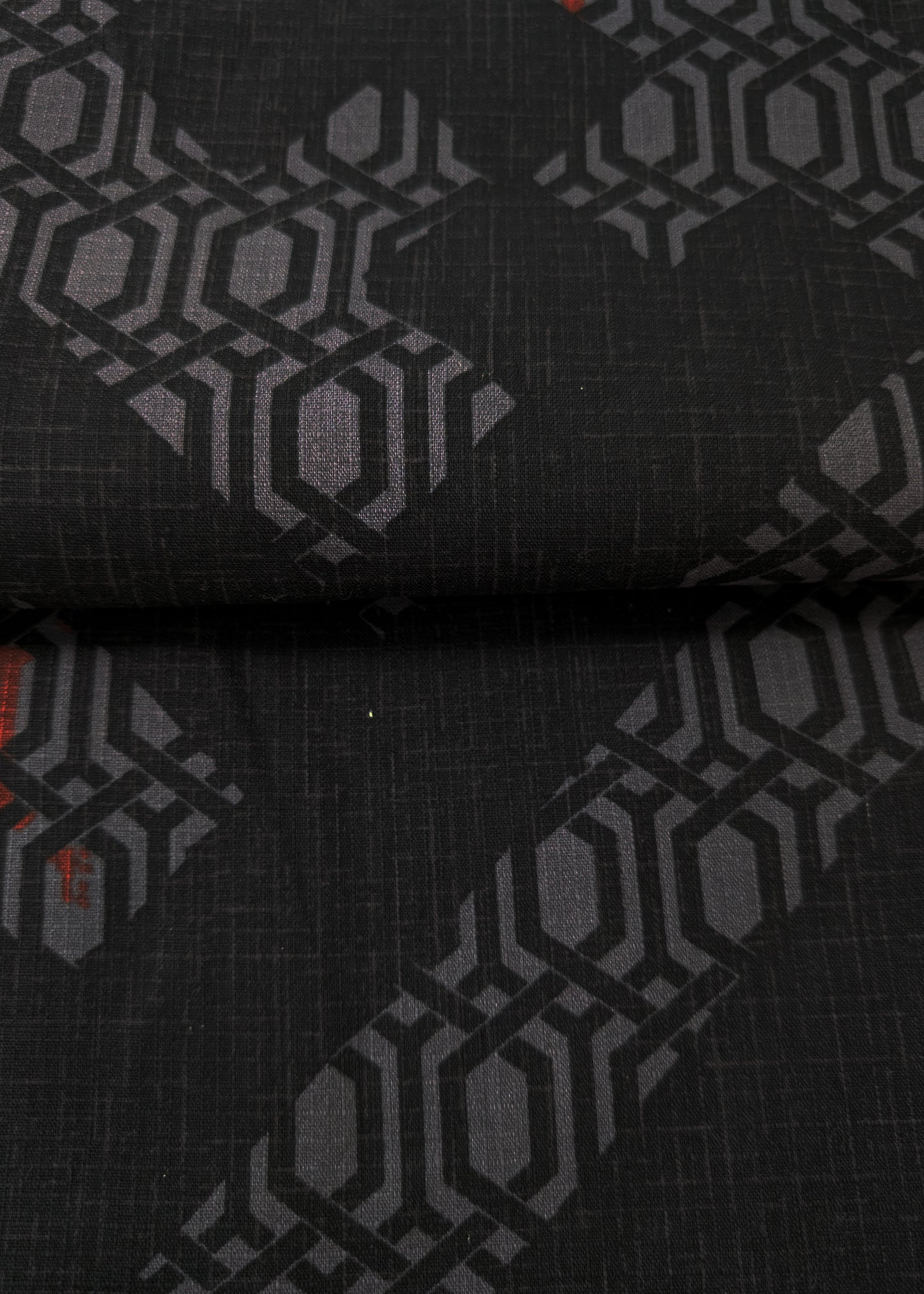 Japanese Traditional Men's Yukata Kimono - Shell Pattern in Gray