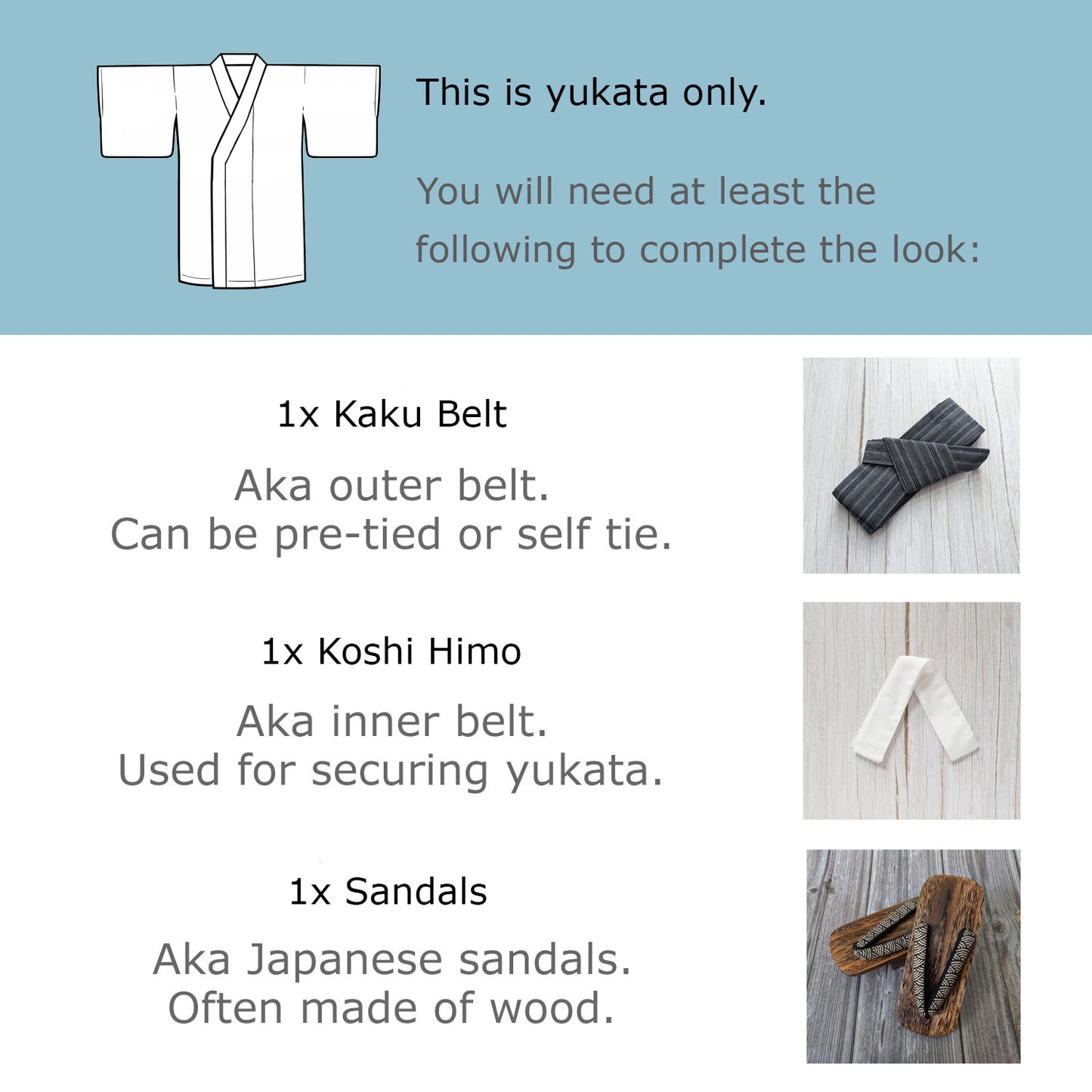 Men's Yukata (M) - White Lines in Black (Style #M0006)