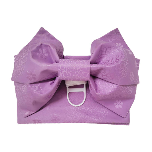 Pre-Tied Obi Belt - Purple Hydrangea