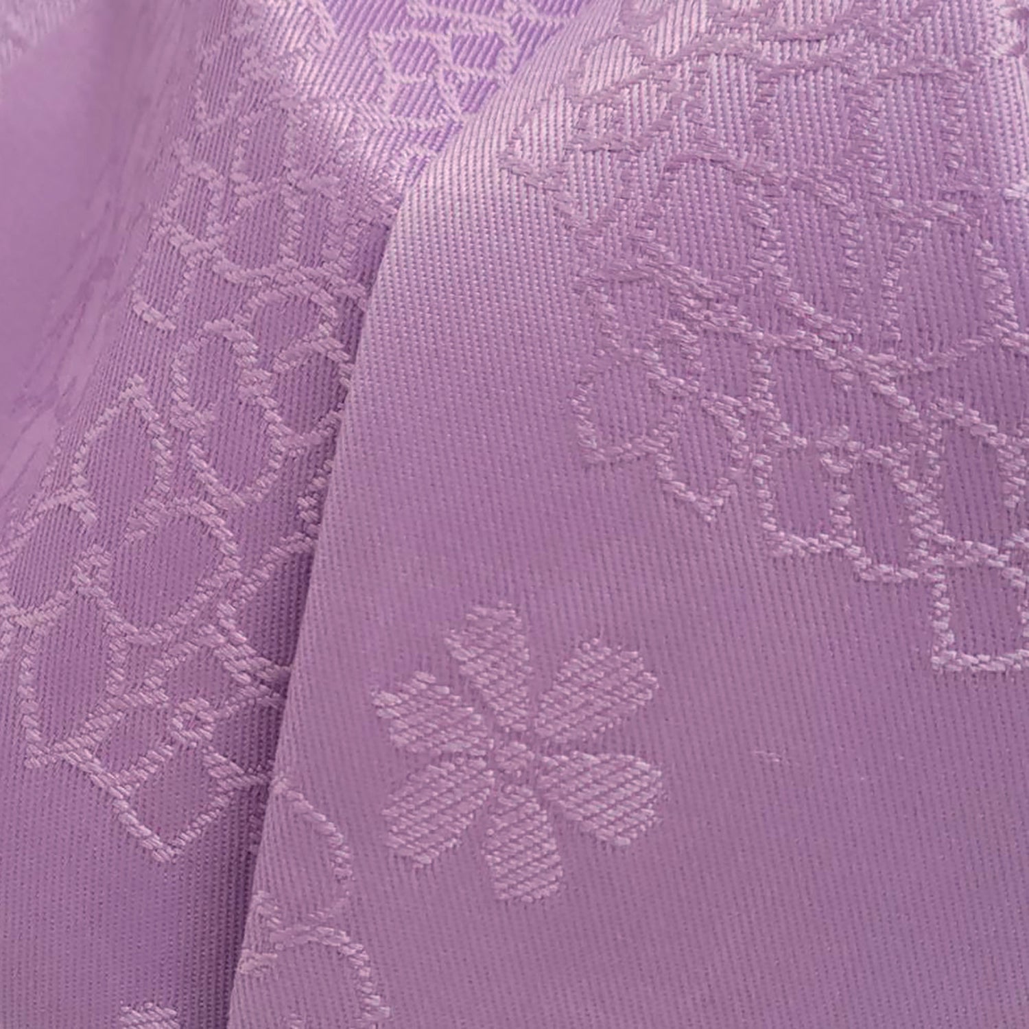 Japanese Obi Belt with Pretied Bow - Purple Hydrangea