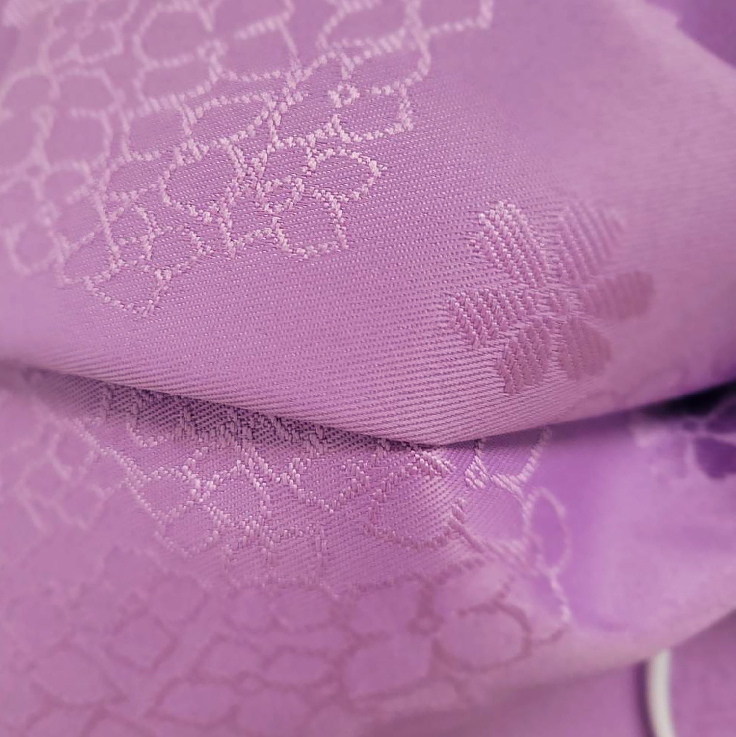 Japanese Obi Belt with Pretied Bow - Purple Hydrangea