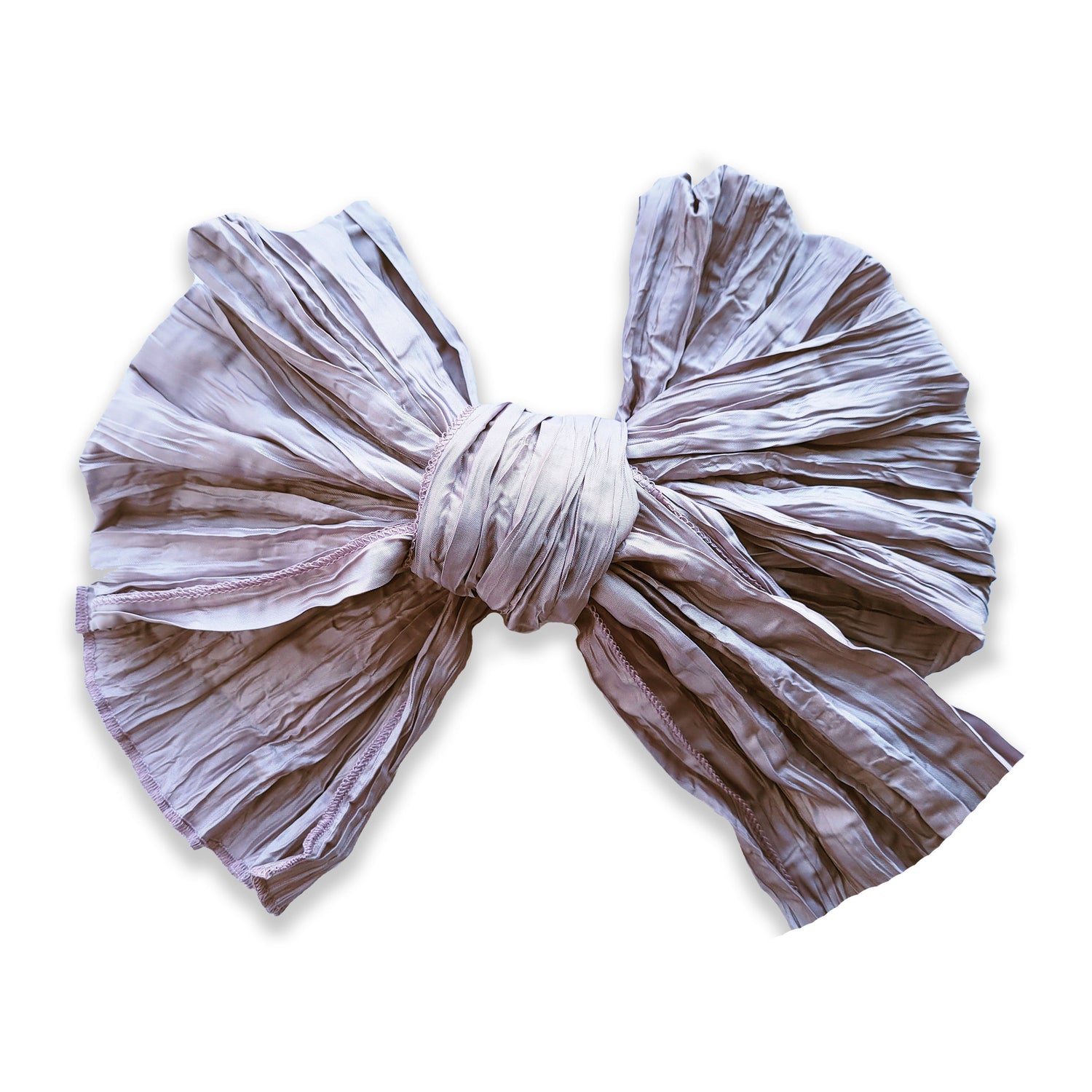Women's Japanese Soft Crepe Heko Obi Belt - Silver