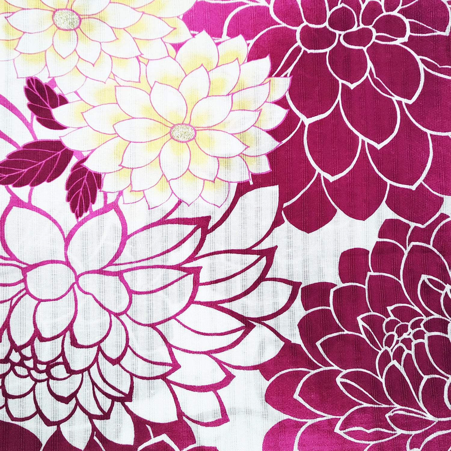 Pink Chrysanthemum Japanese fabric