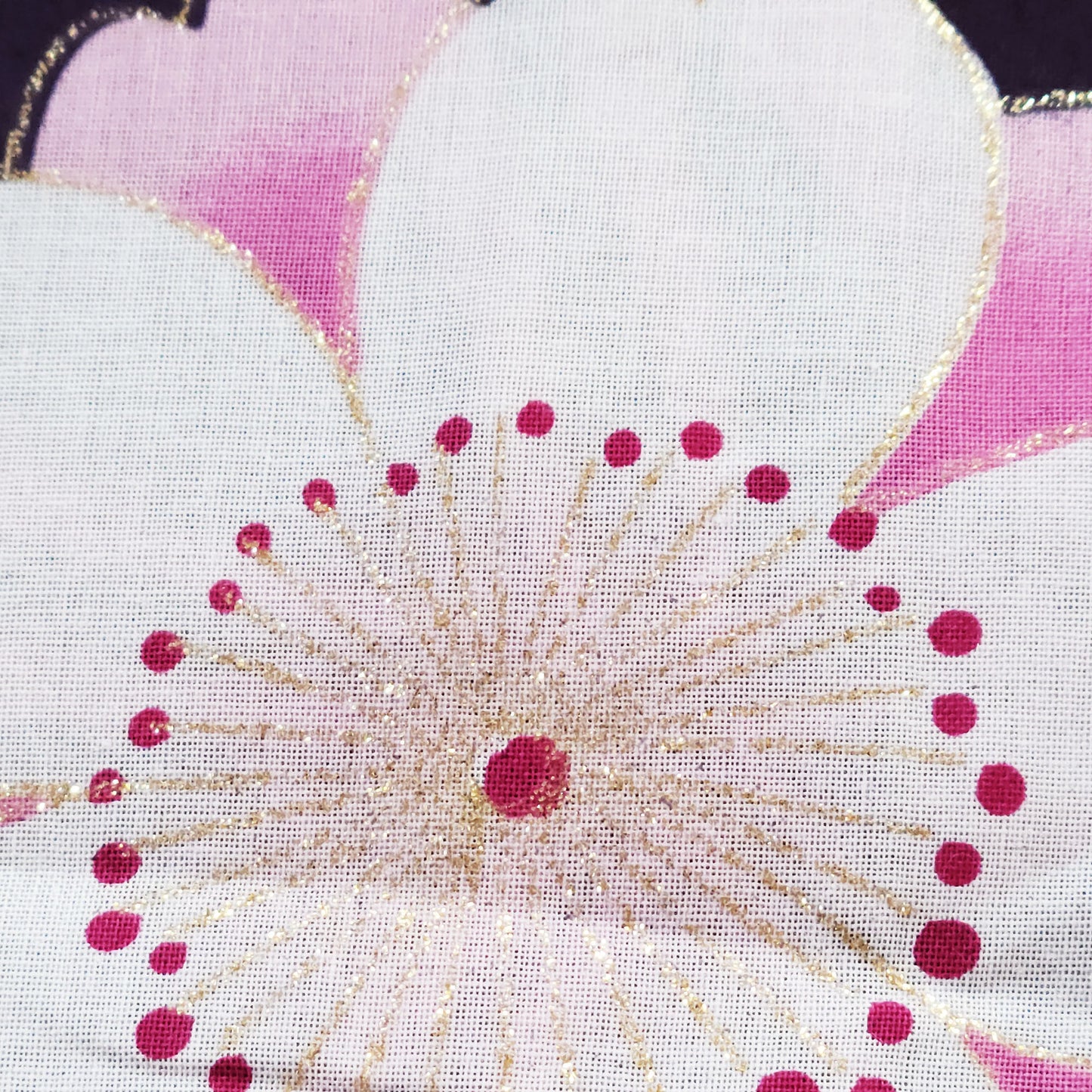 Japanese Yukata Kimono - Various Cherry Blossoms in Indigo